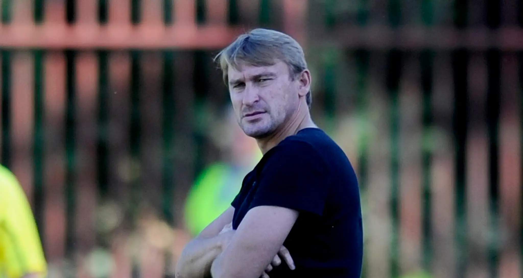 Ľubomír Luhový na archívnej snímke z augusta 2012 ako tréner FC Petržalka 1898.