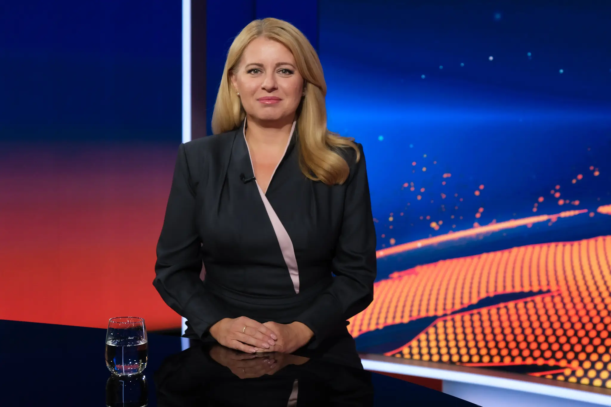 Zuzana Čaputová v Televíznych novinách.