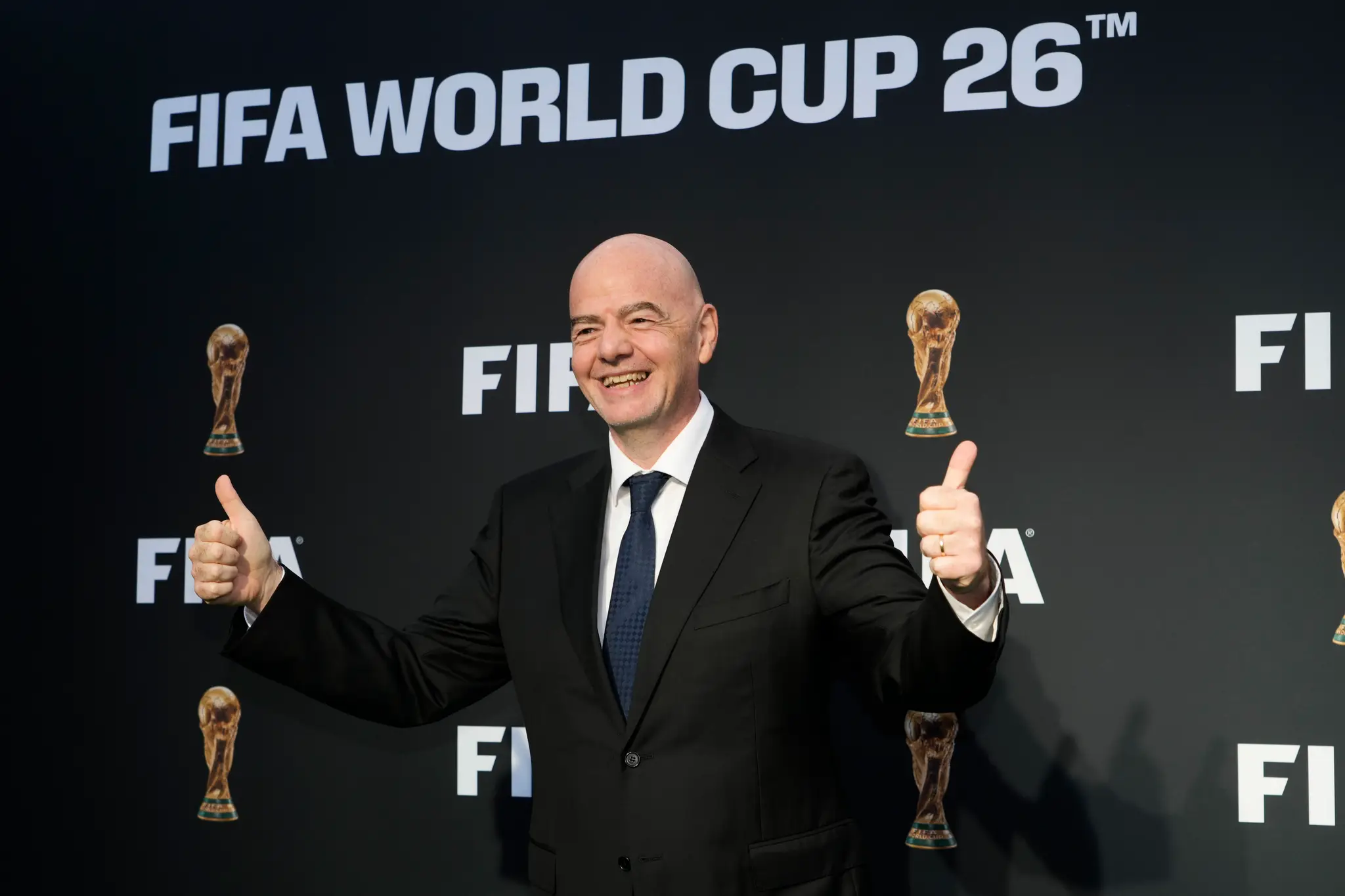 Prezident Medzinárodnej futbalovej federácie (FIFA) Gianni Infantino.