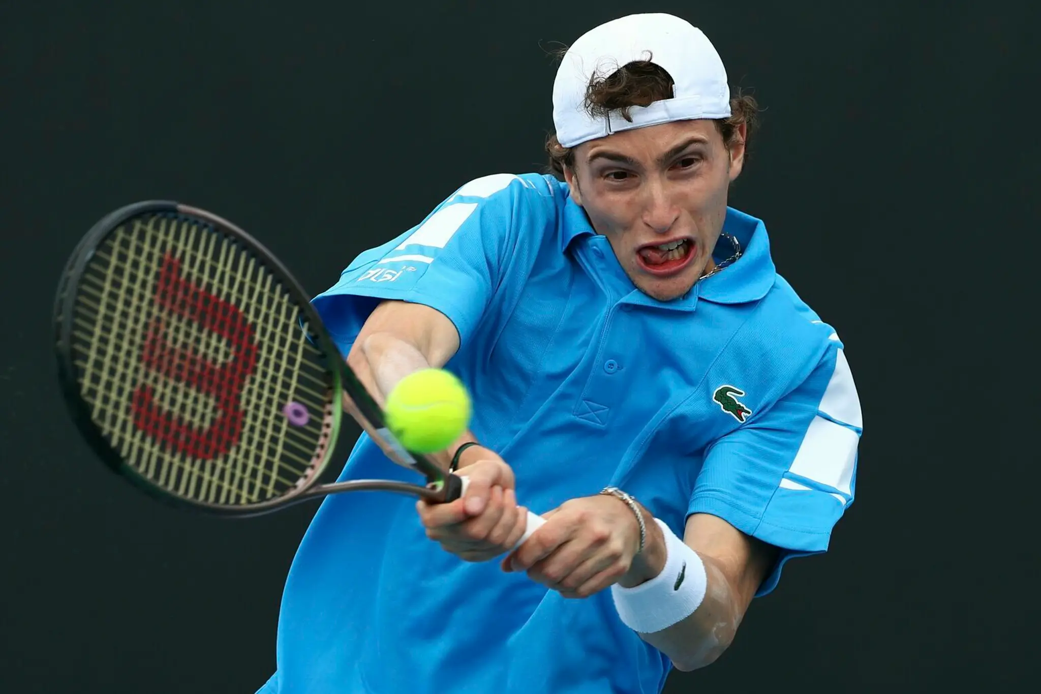 Ugo Humbert na Australian Open 2022.