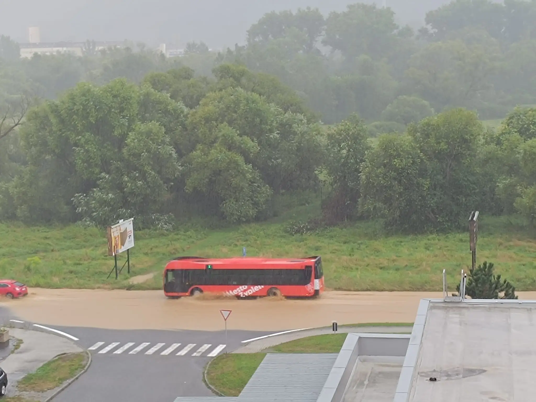 Búrky vo Zvolene.