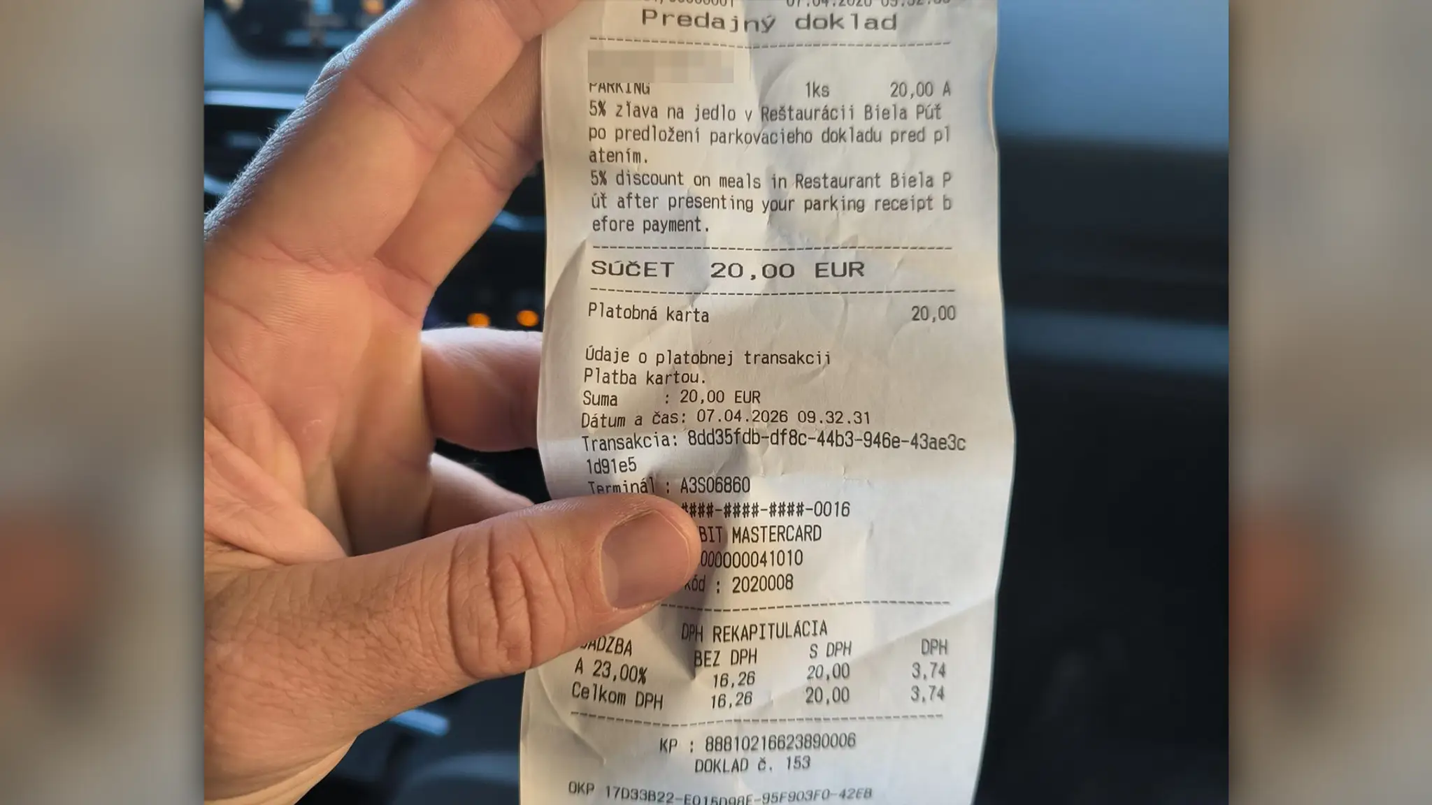 Poplatok za parkovanie v Demänovskej Doline