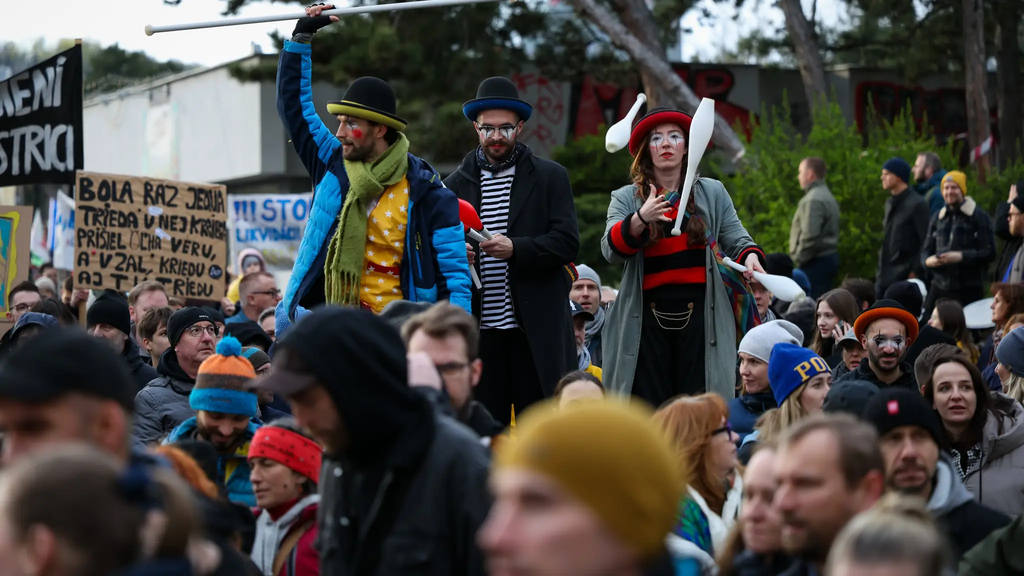 Kultúrny protest v Bratislave. 