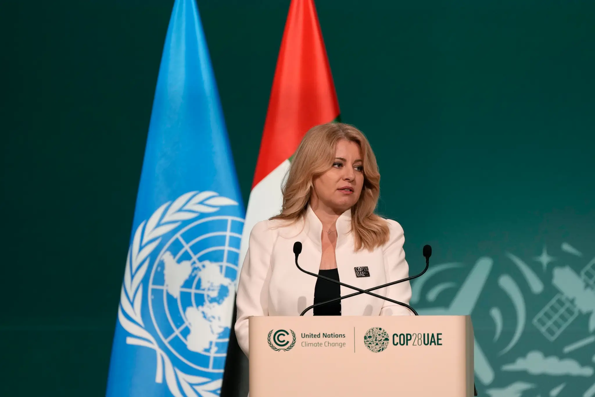 Čaputová na klimatickej konferencii v Dubaji