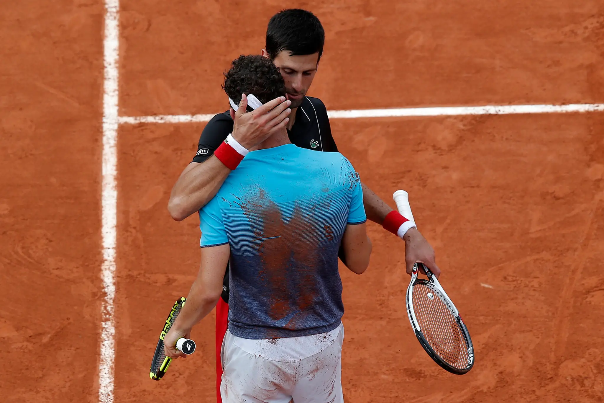 Taliansky tenista Marco Cecchinato a Djokovič