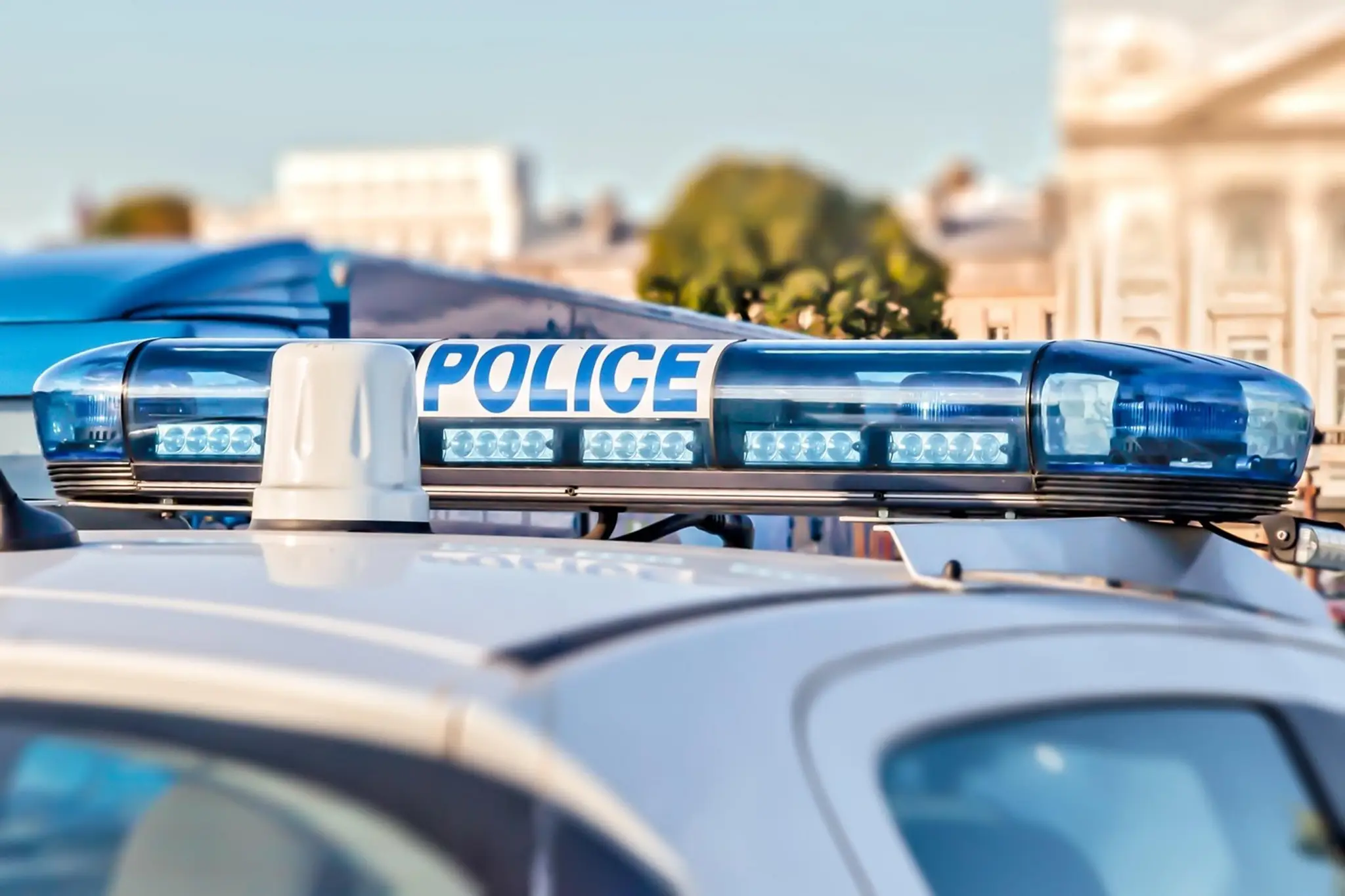 Francúzske policajné auto - ilustračná snímka
