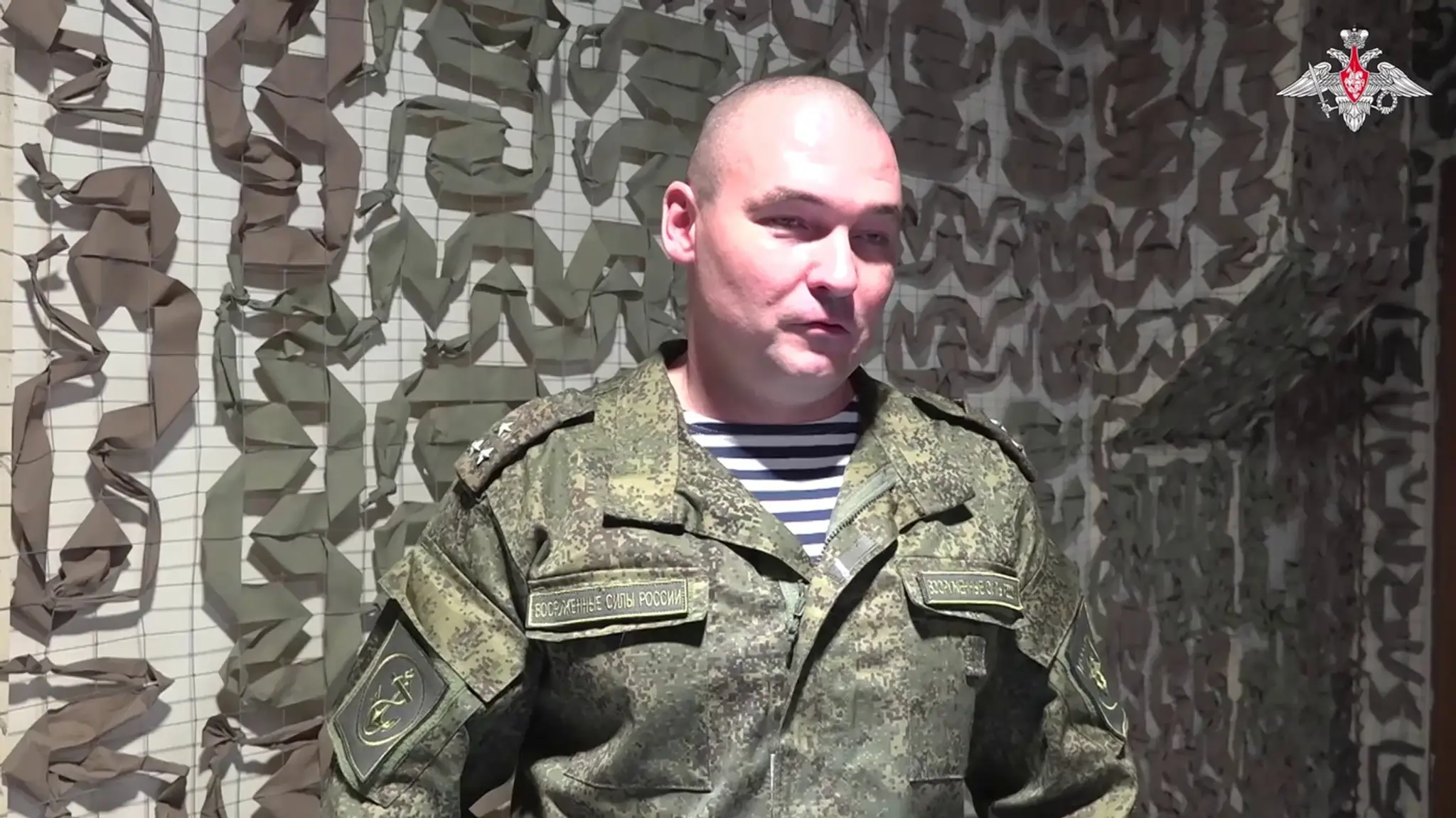 Zástupca vrchného veliteľa ruského námorníctva generálmajor Michail Gudkov.