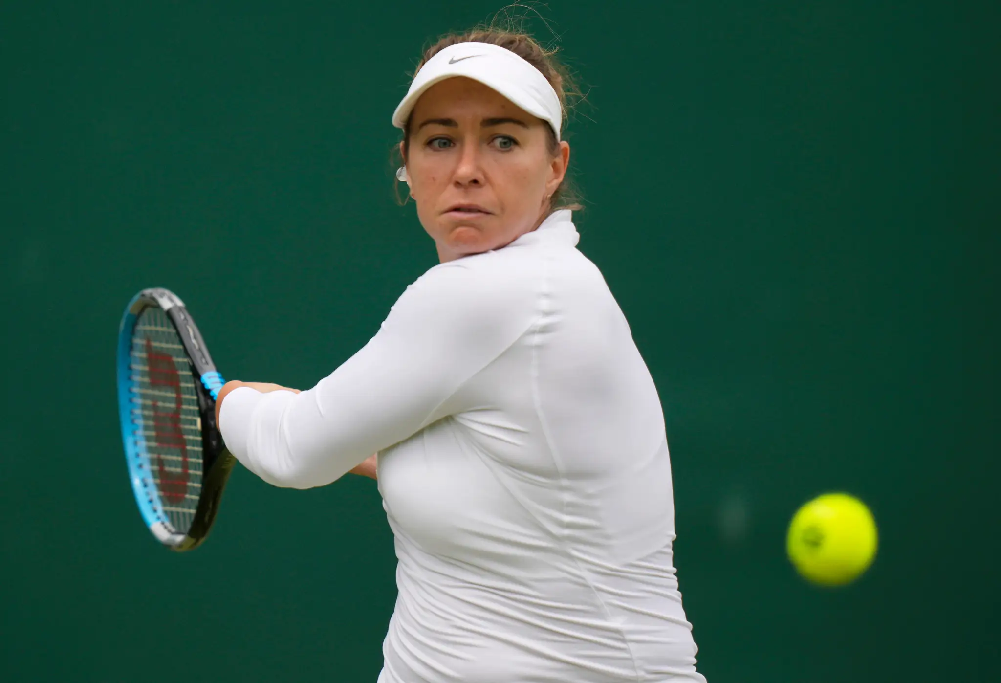 Slovenská tenistka Kristína Kučová vo Wimbledone.
