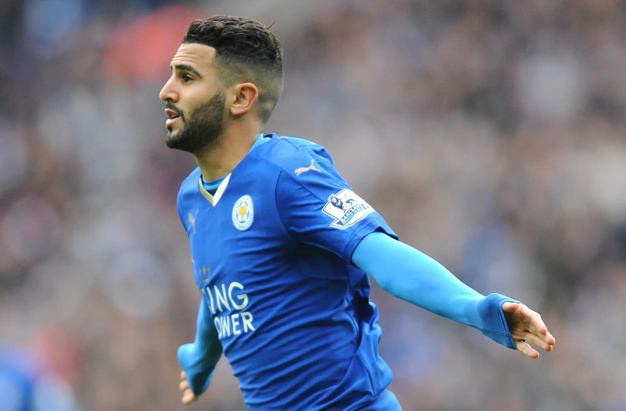 Futbalista Leicesteru Riyad Mehrez 