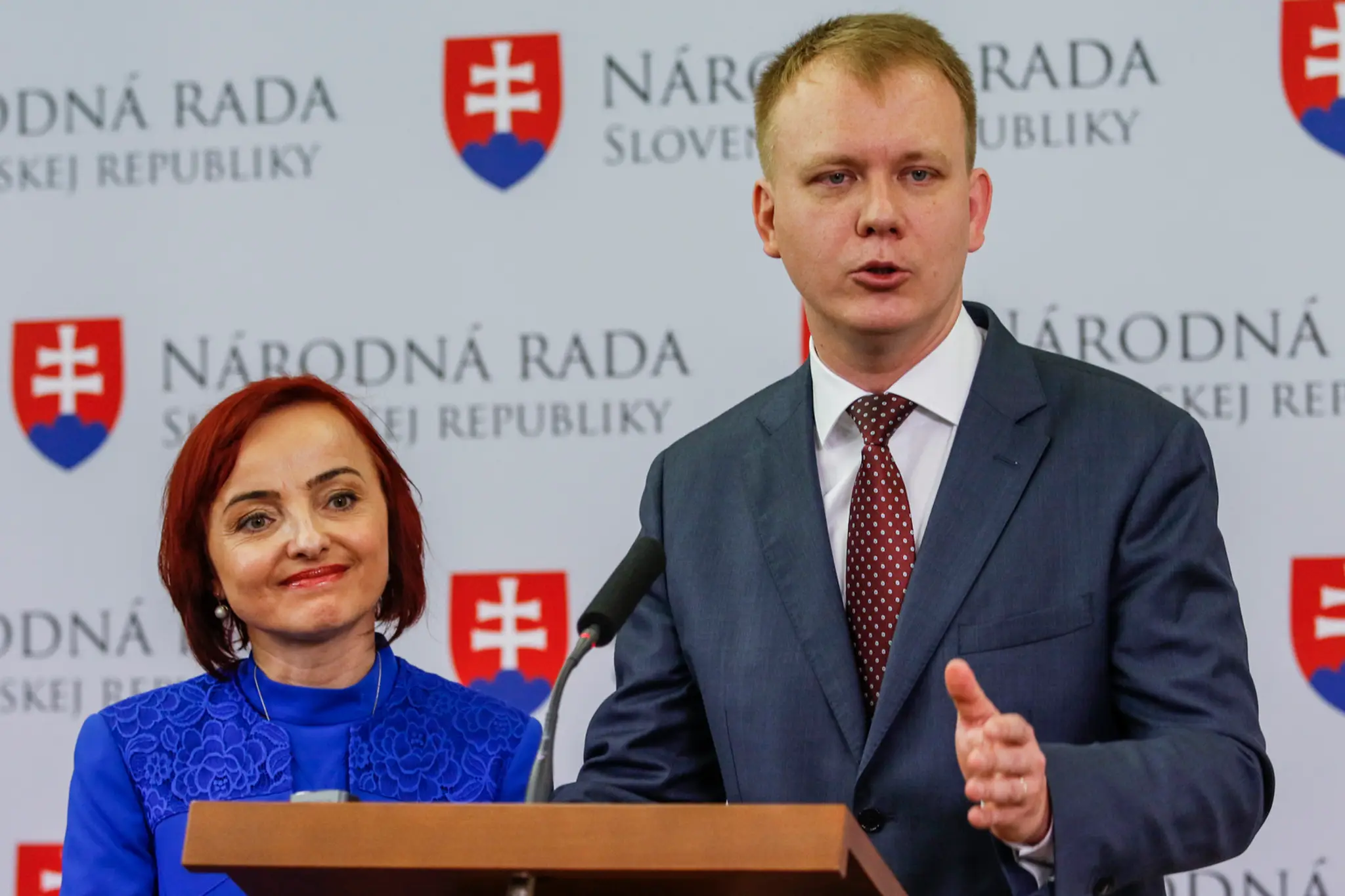 Katarína Macháčková a Miroslav Beblavý 