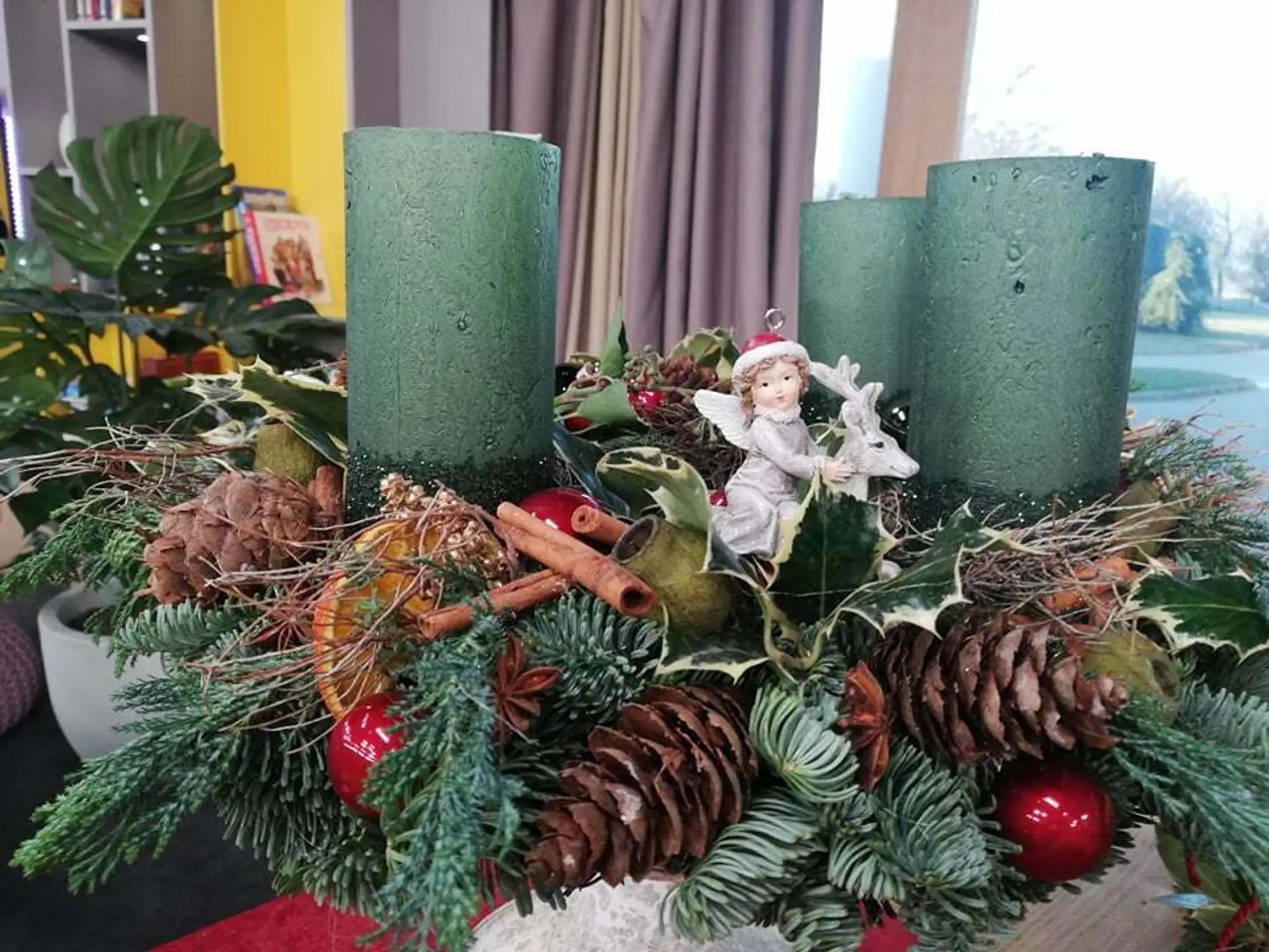 Adventný veniec od Silvie