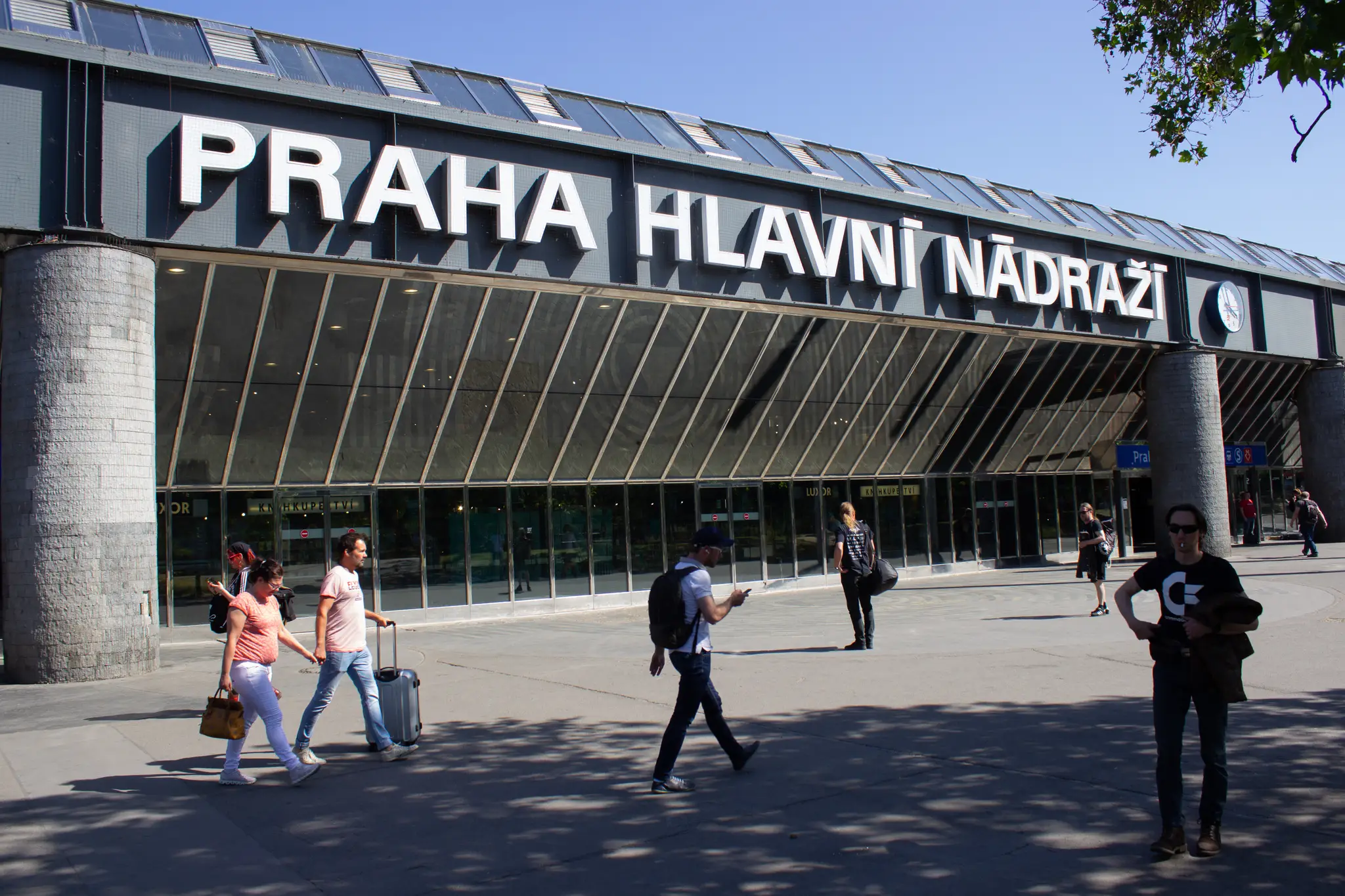Hlavná železničná stanica v Prahe