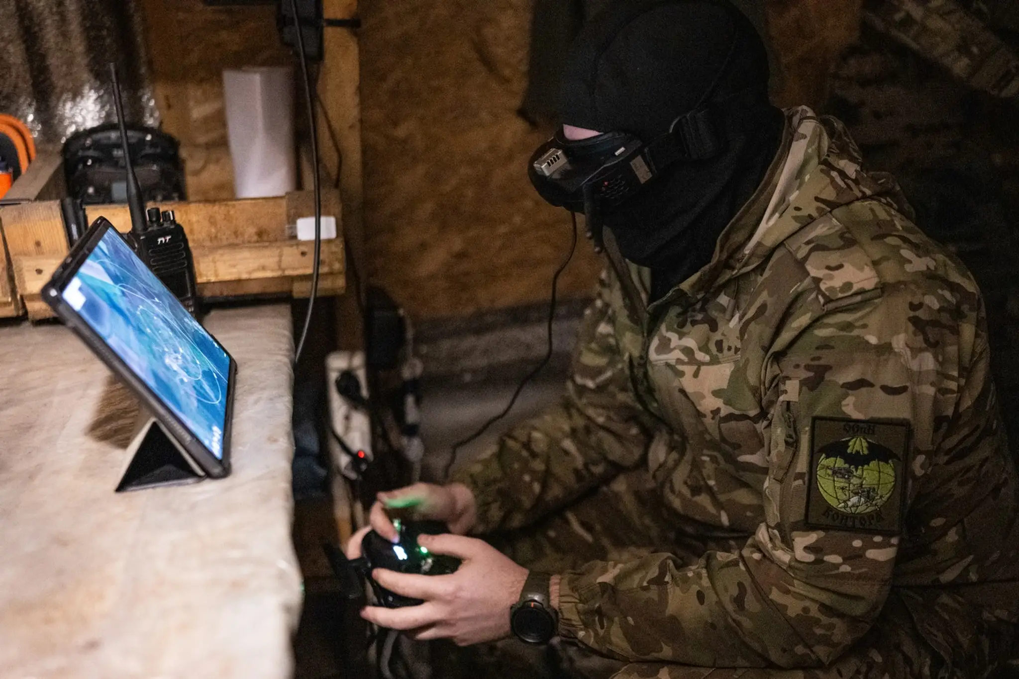 Ukrajinský operátor dronov.