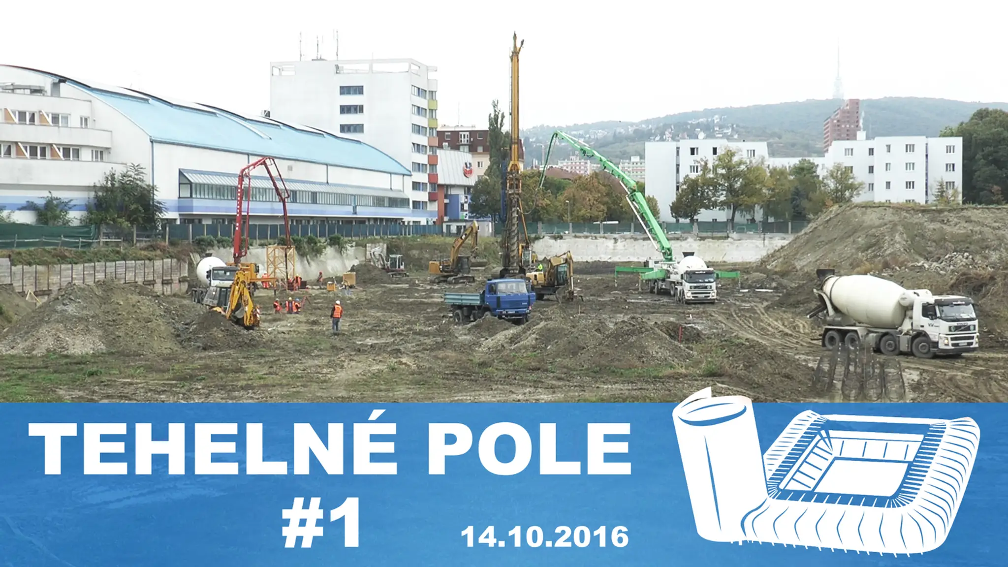 Tehelné pole stavenisko