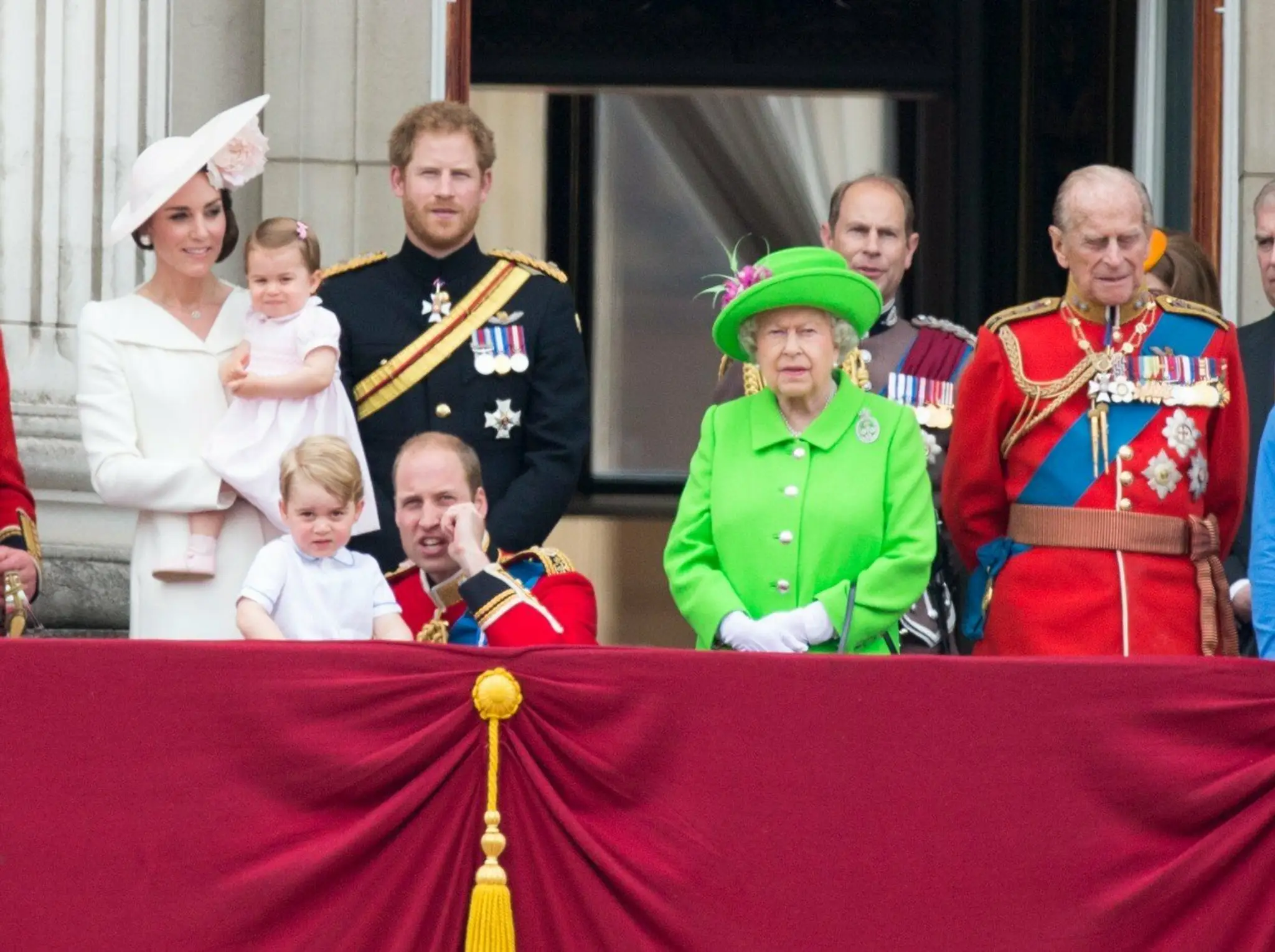 Britská kráľovská rodina. 