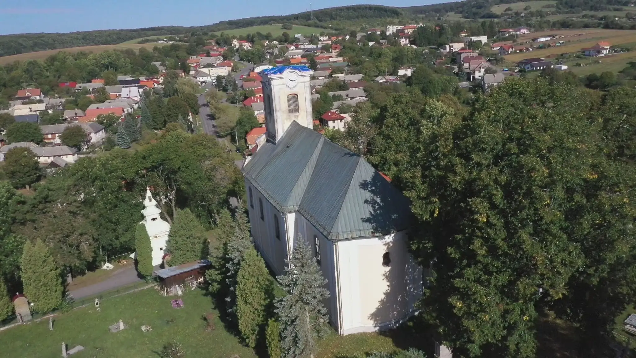 Veža kostola v Senohrade