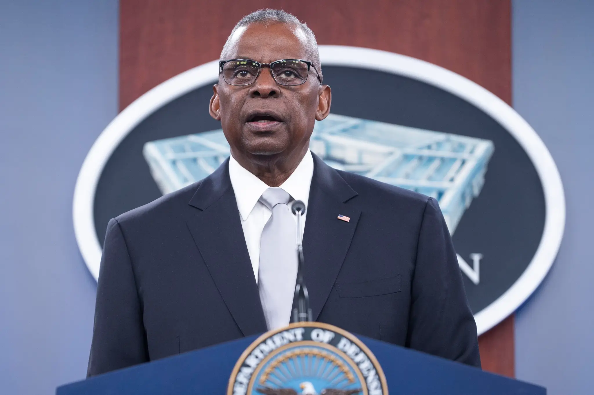 Americký minister obrany Lloyd Austin.