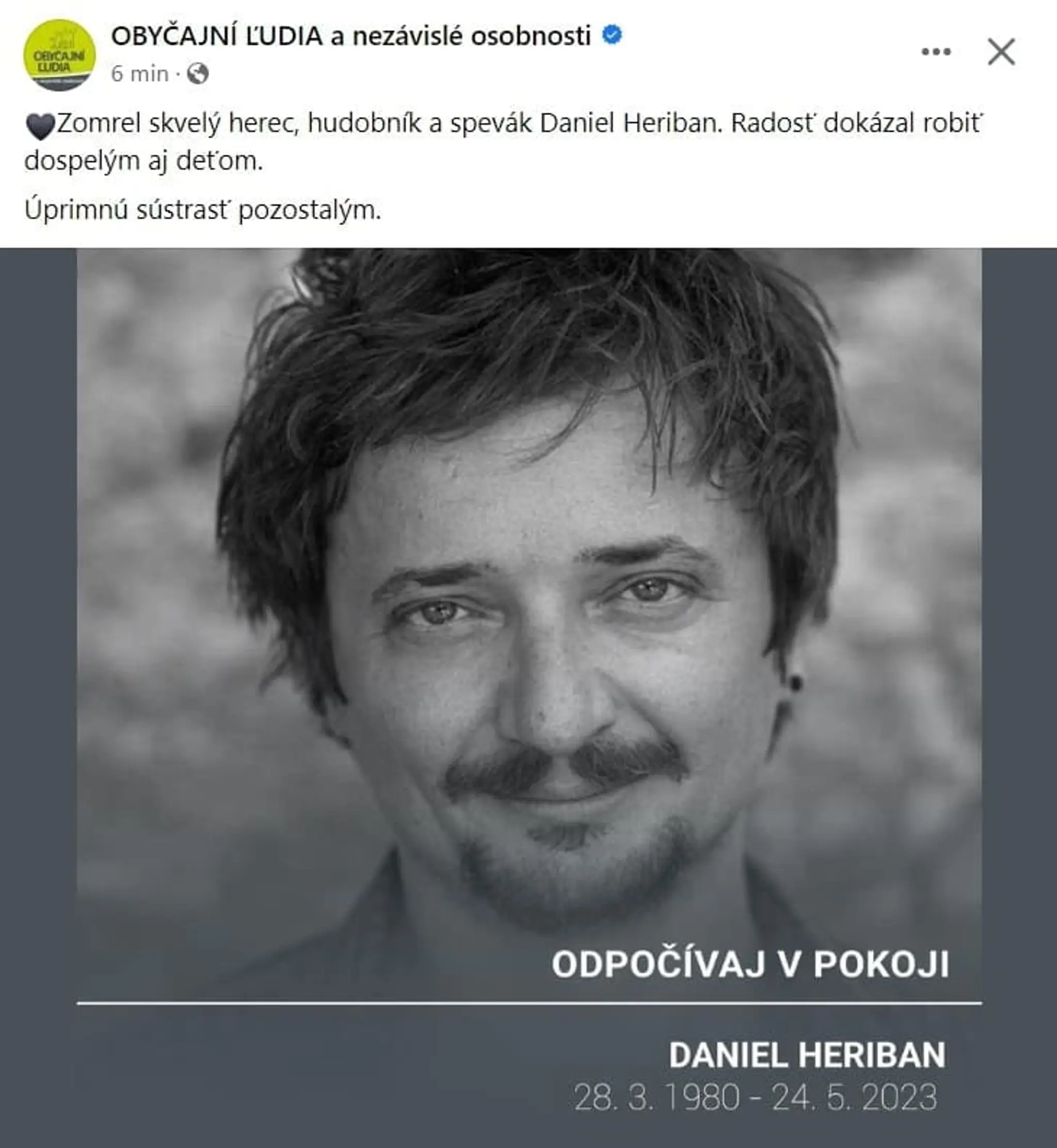 Slovensko spomína na Dana Heribana.