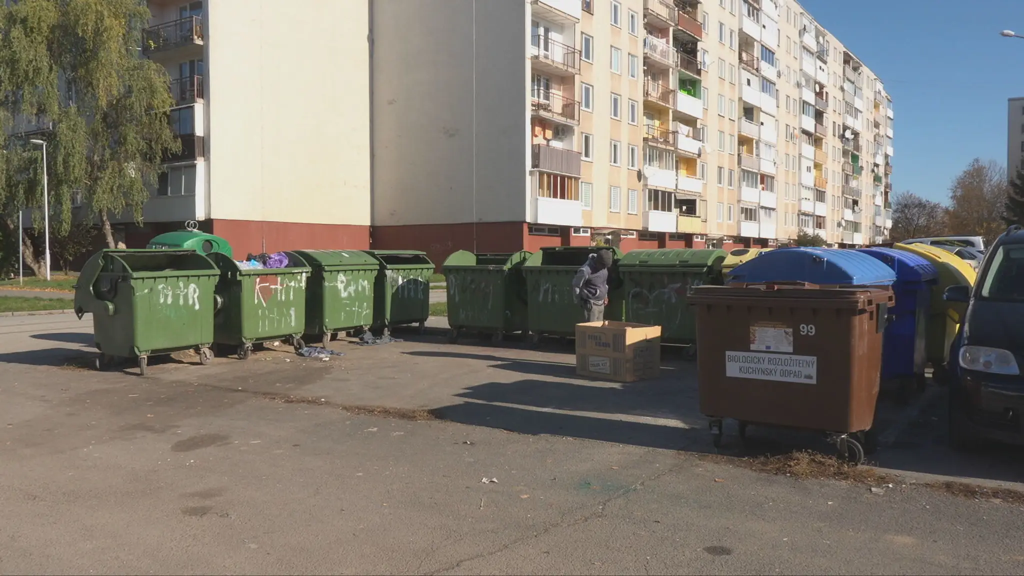 Kontajnery v Michalovciach