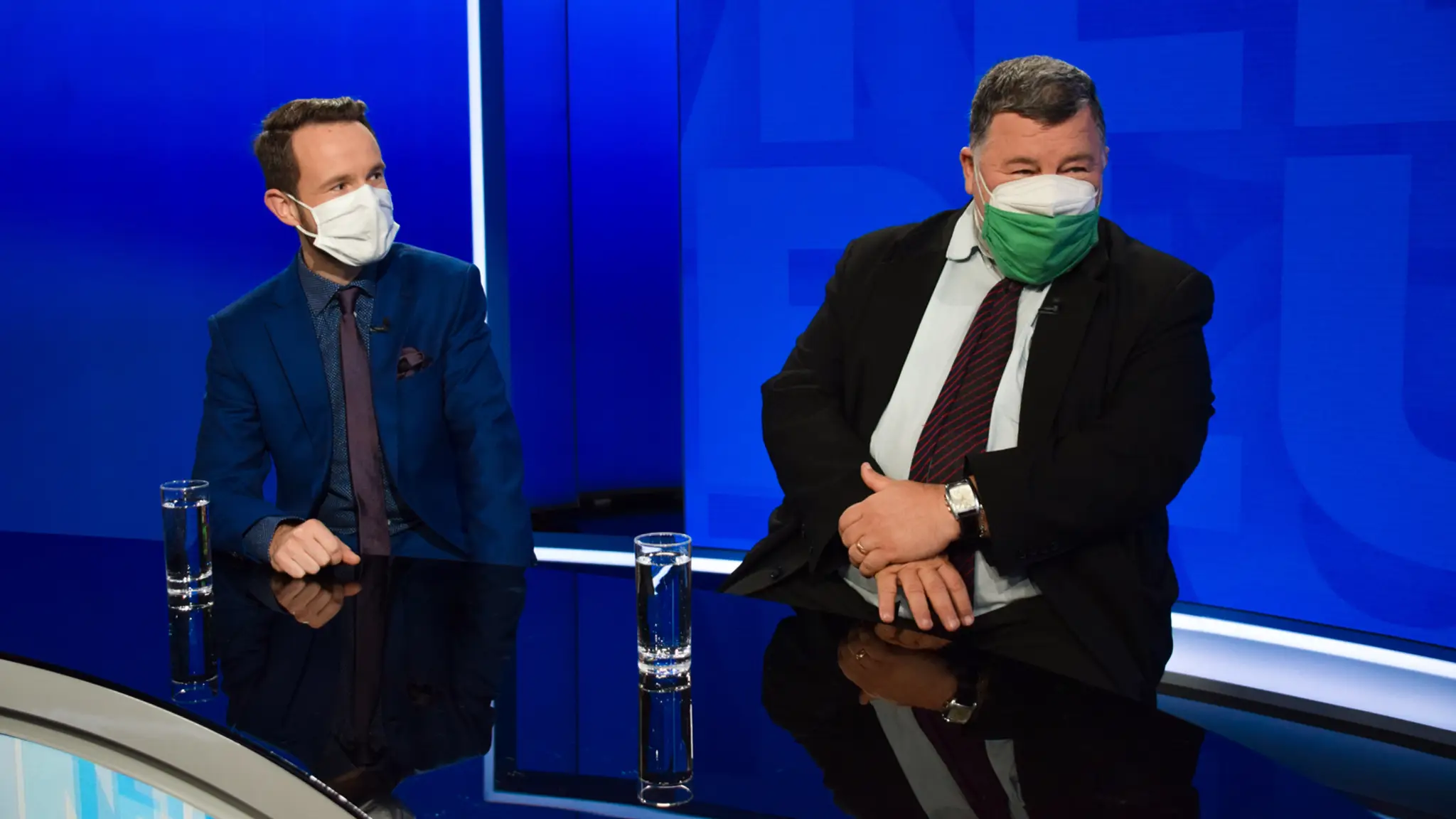 Peter Sabaka a Vladimír Krčméry v Na telo plus.