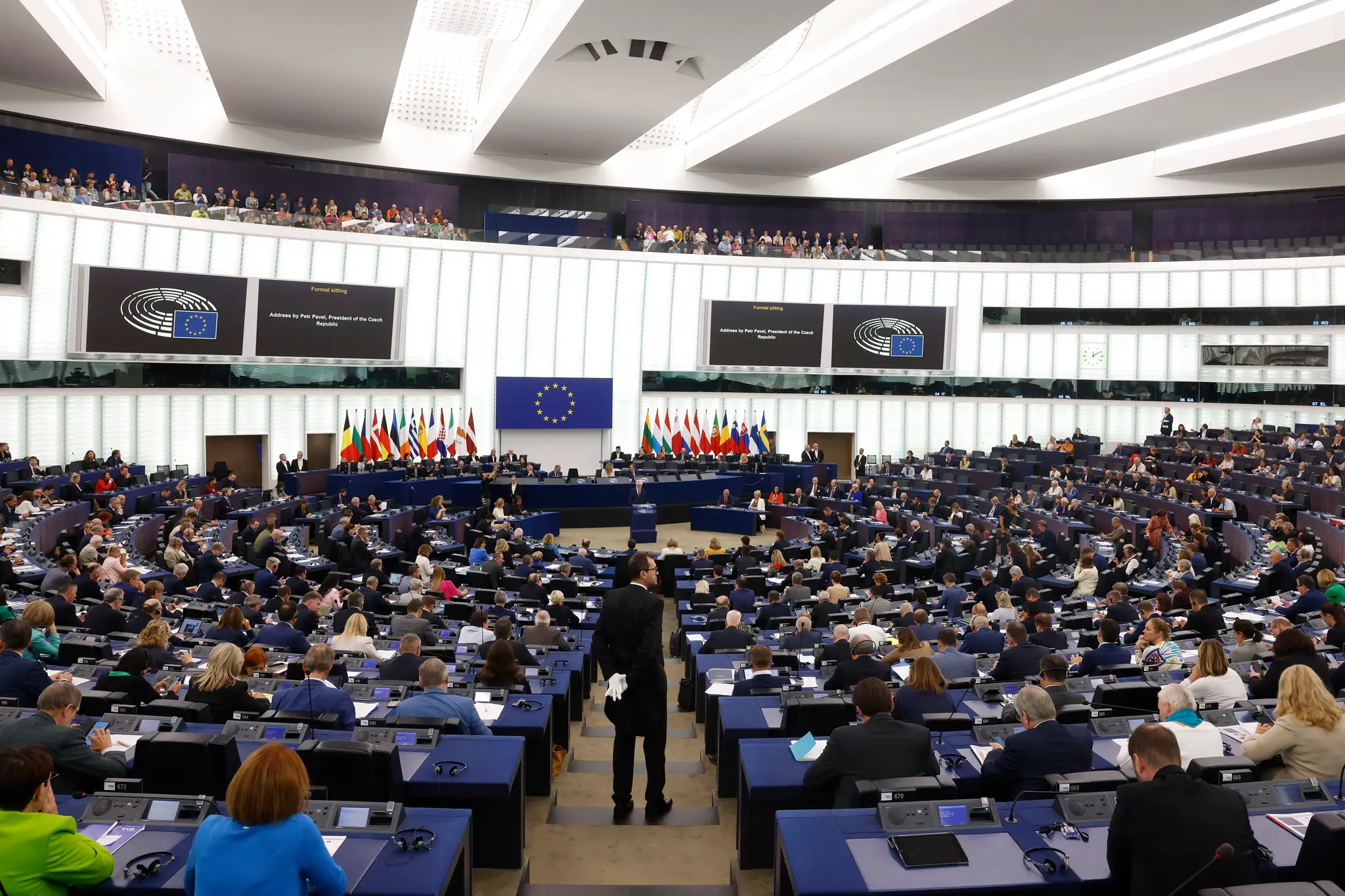 Európsky parlament. Ilustračná snímka. 