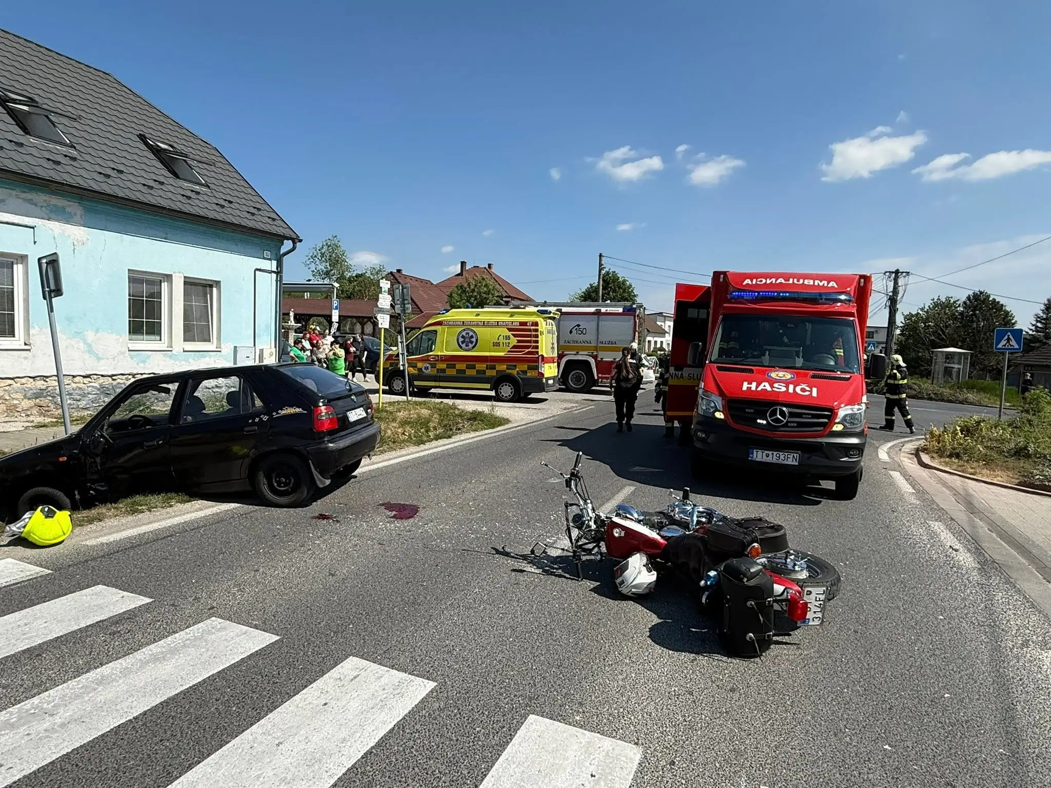 Nehoda motorkárky.