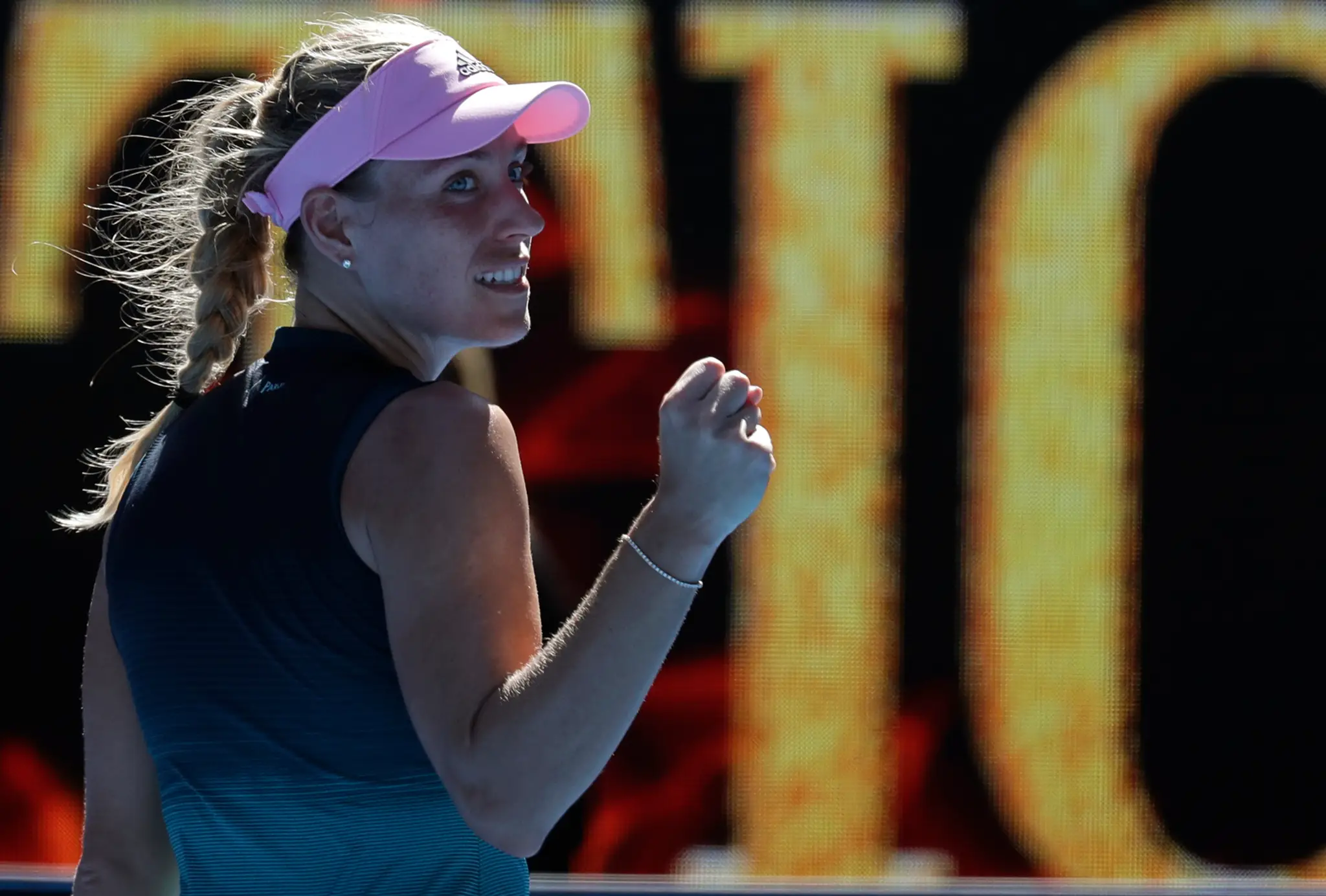 Tenistka Polona Hercogová v 1. kole na Australian Open.