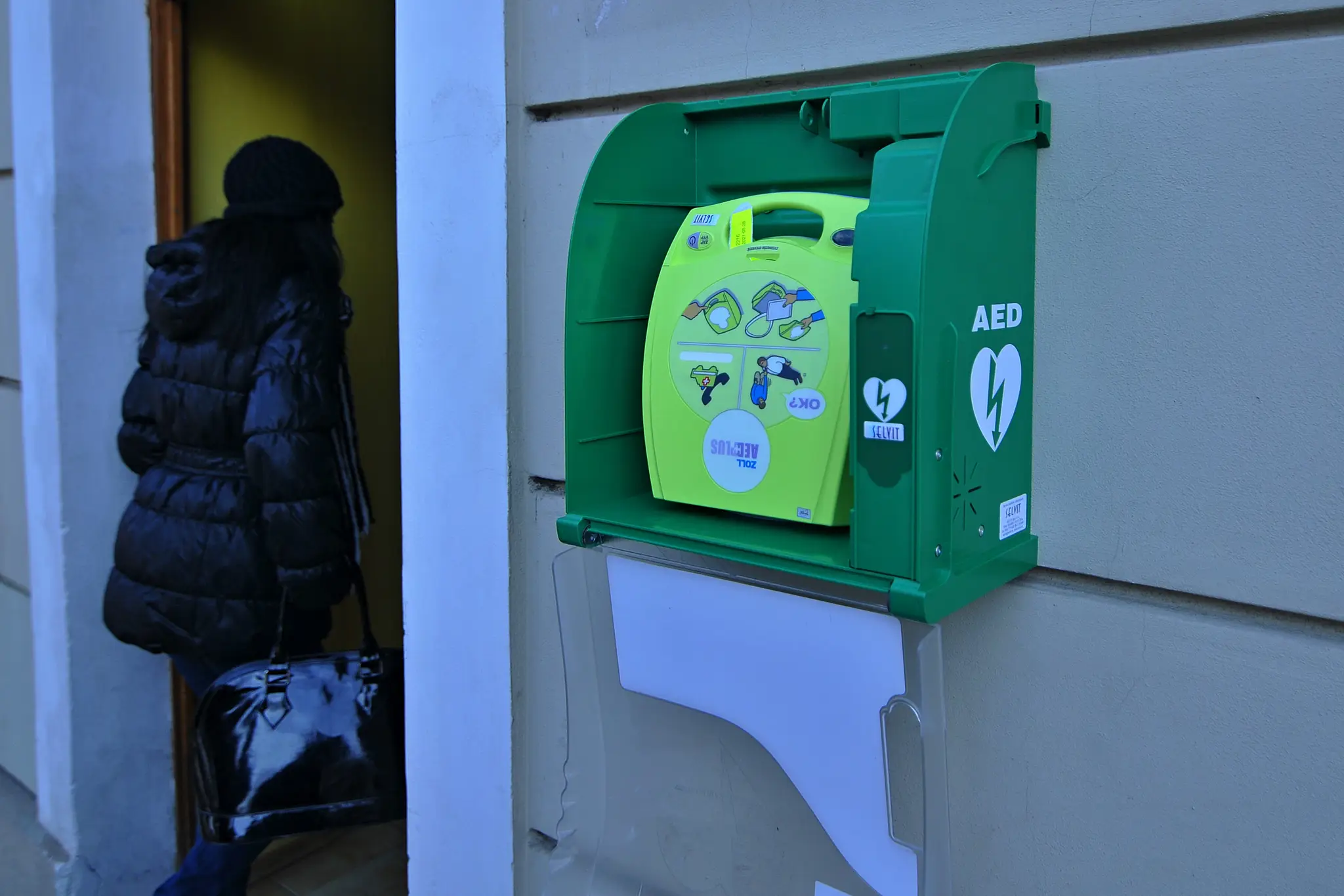 Defibrilátor.