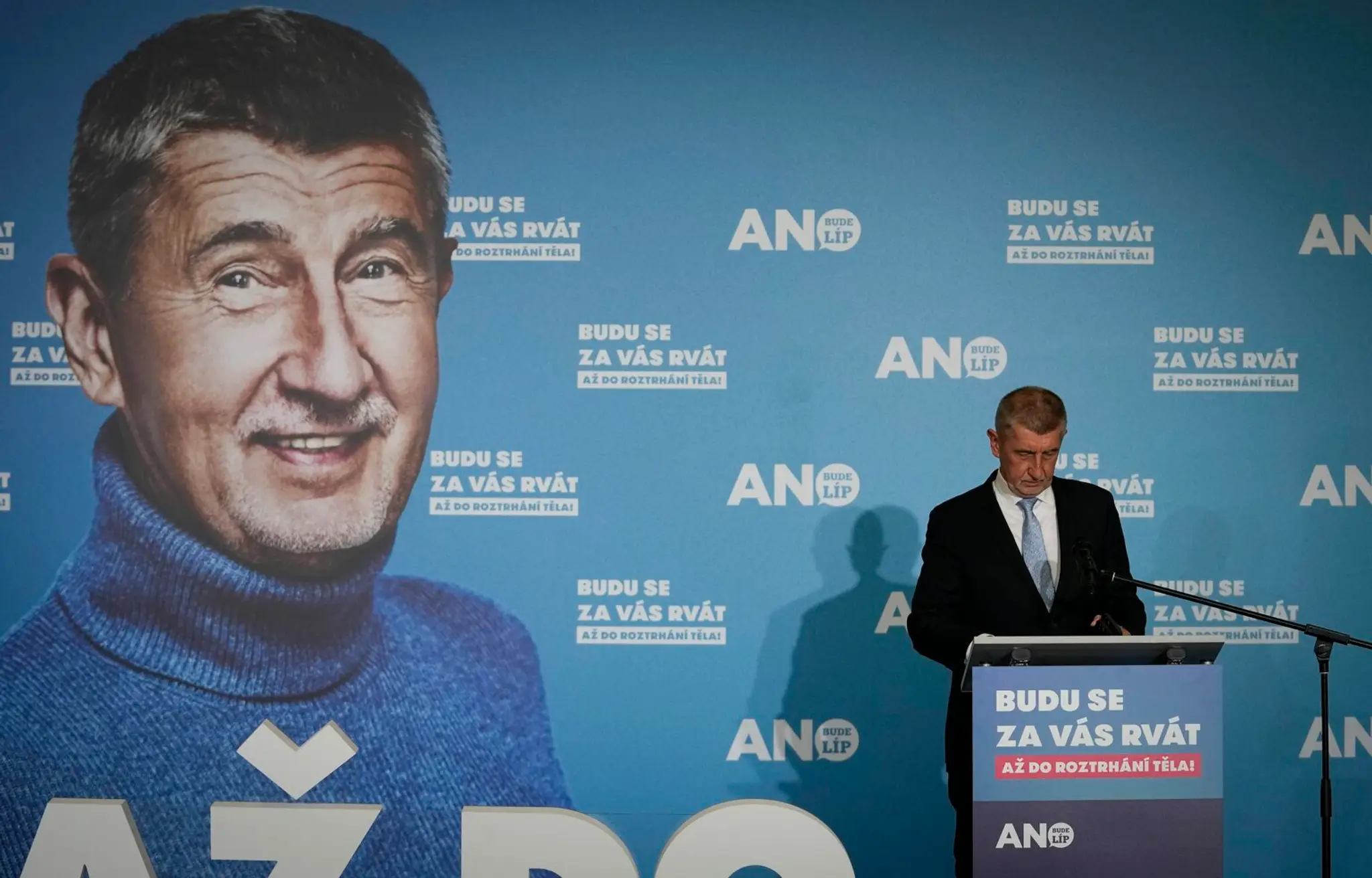 Andrej Babiš po voľbách.