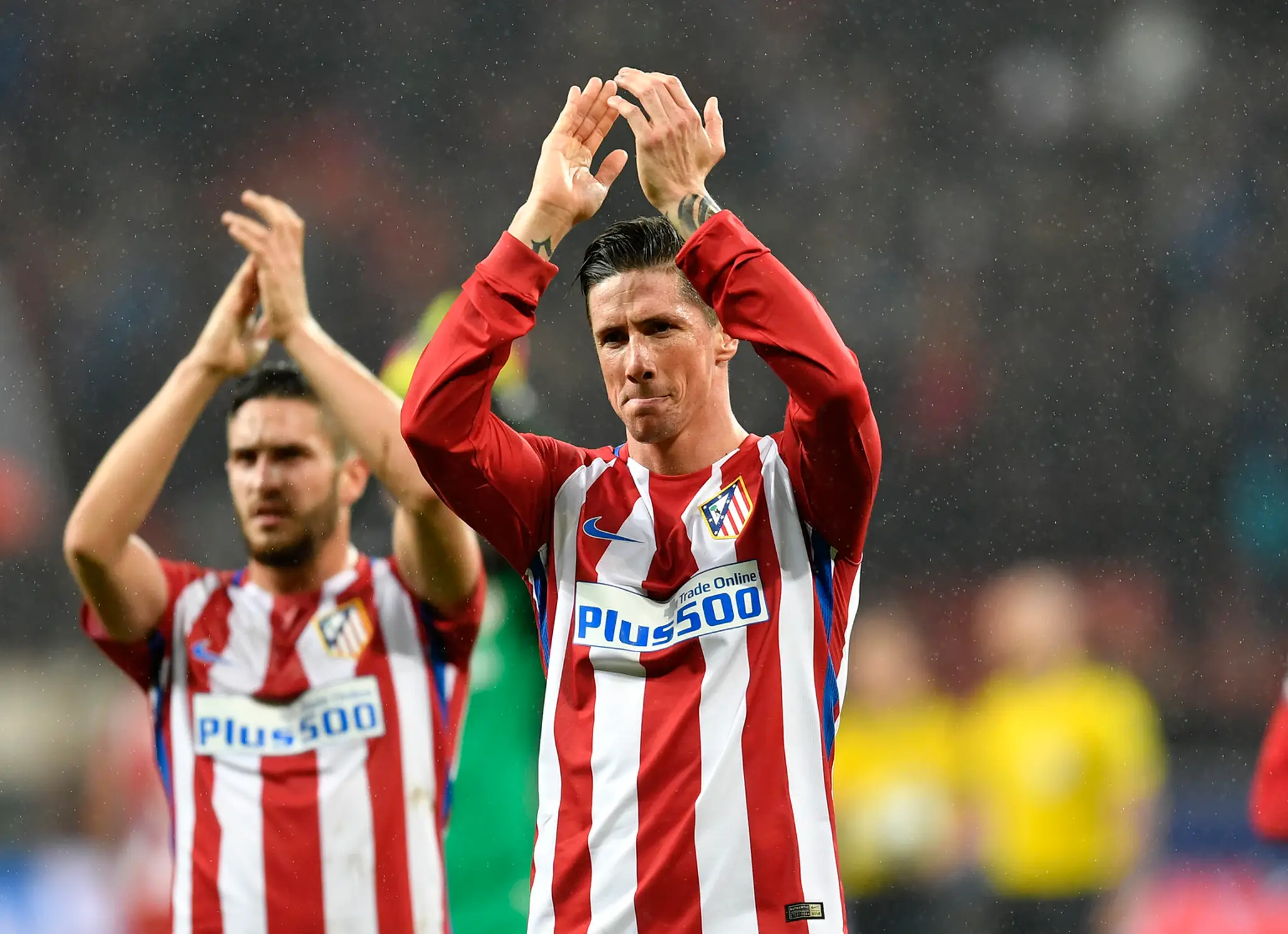 Útočník Atlética Fernando Torres 