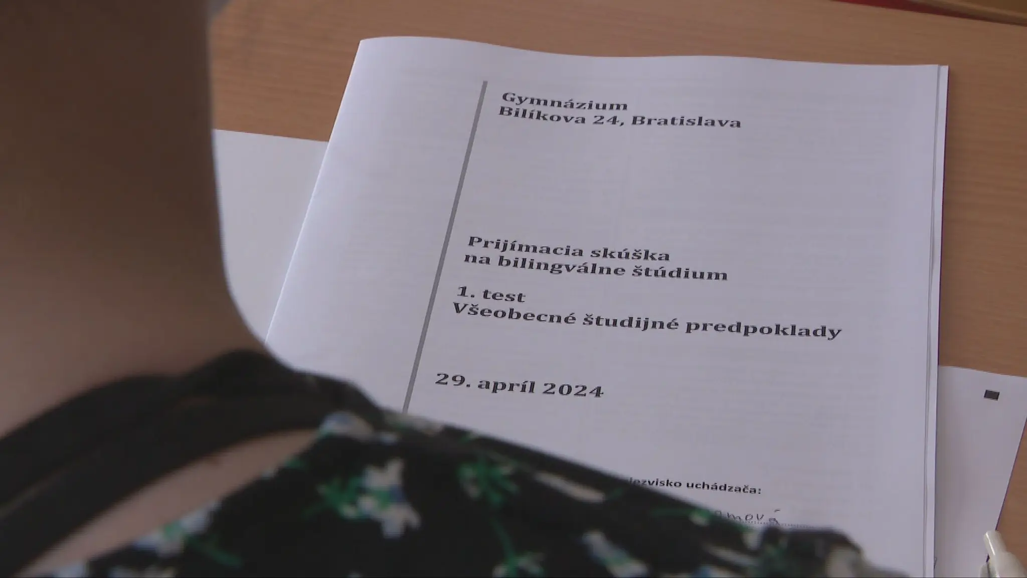 Prijímačky na bilingválne gymnázia