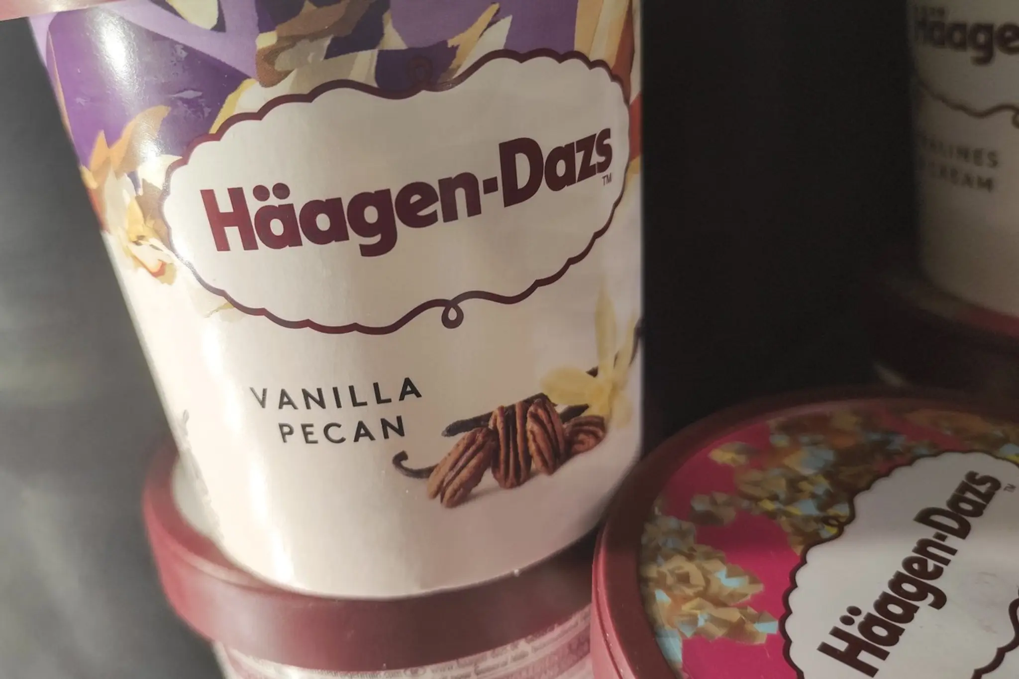 Zmrzlina Häagen-Dazs.