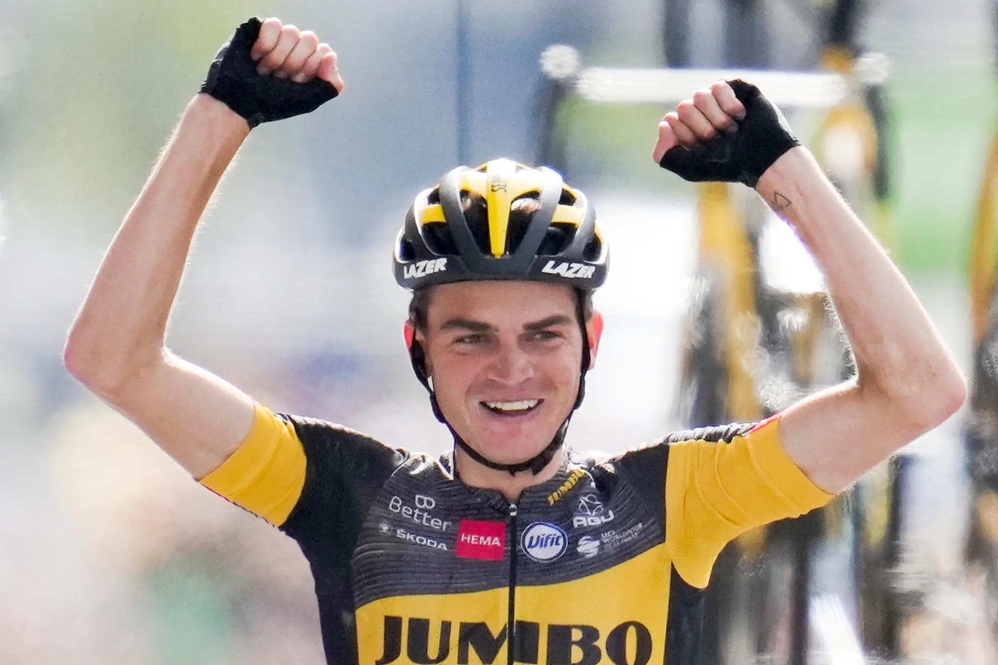 Americký cyklista Sepp Kuss.