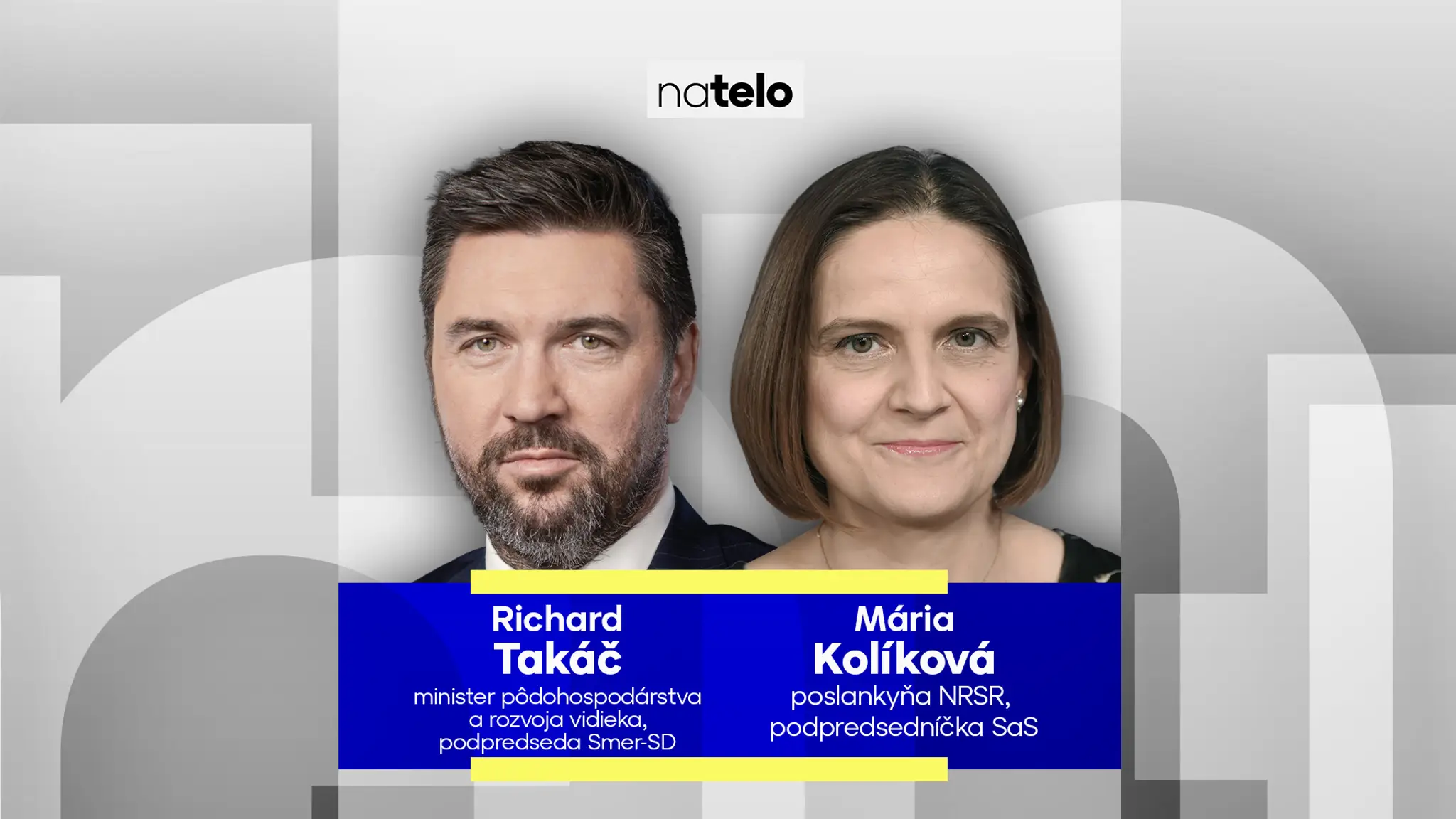 Na snímke Richard Takáč a Mária Kolíková.
