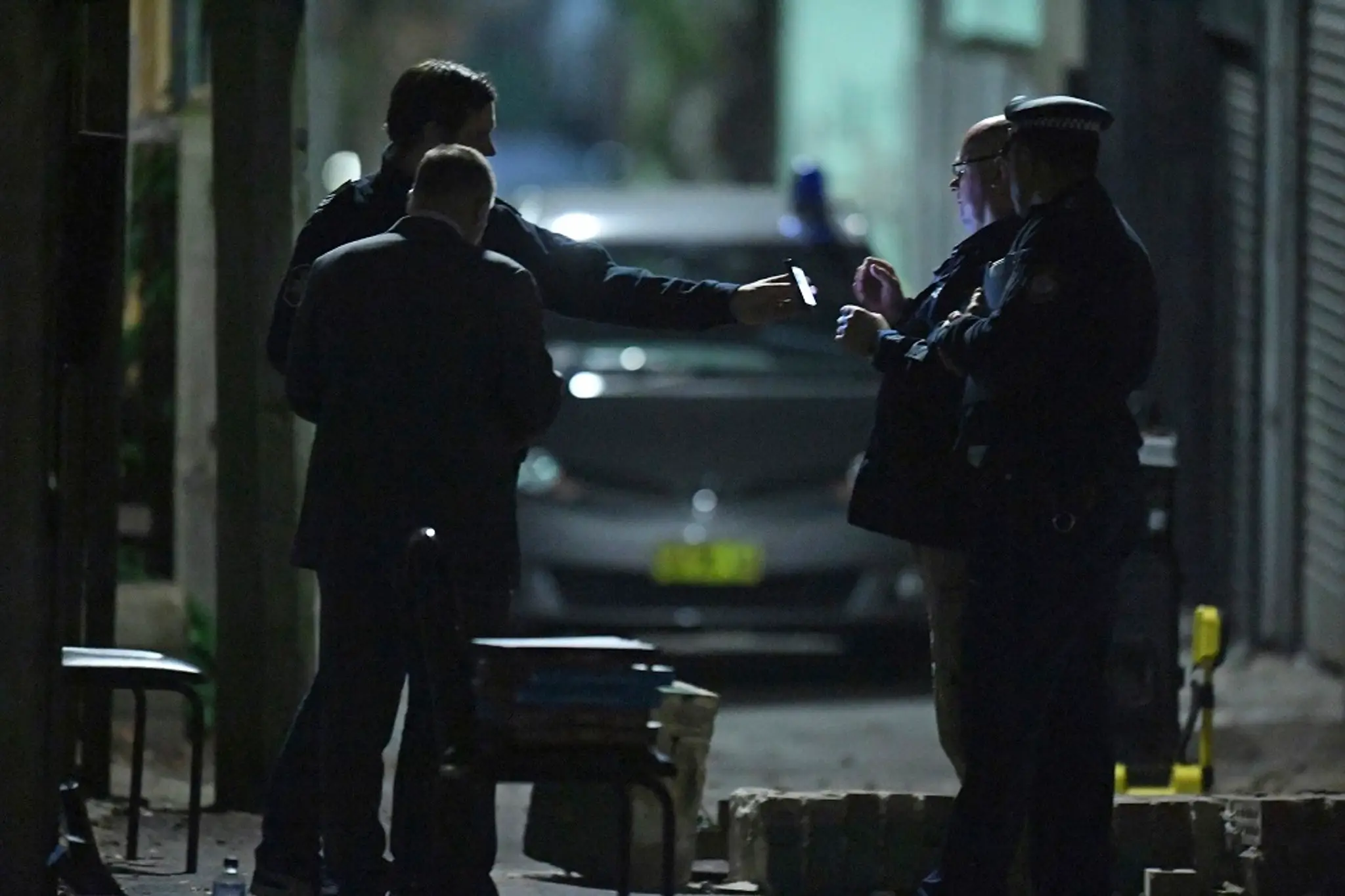 Protiteroristická razia v Sydney.