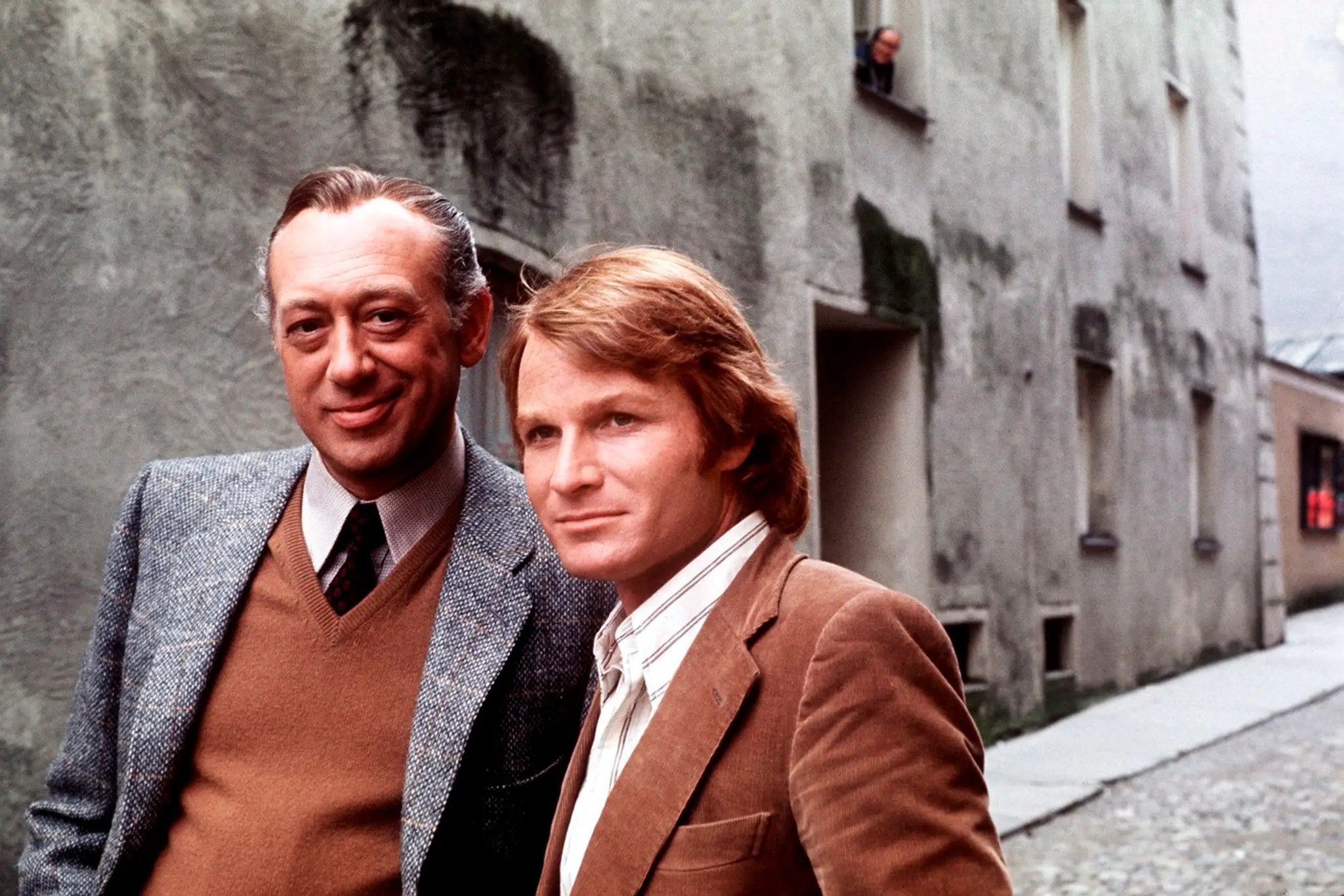 Horst Tappert a Fritz Wepper na archívnej snímke z roku 1973.