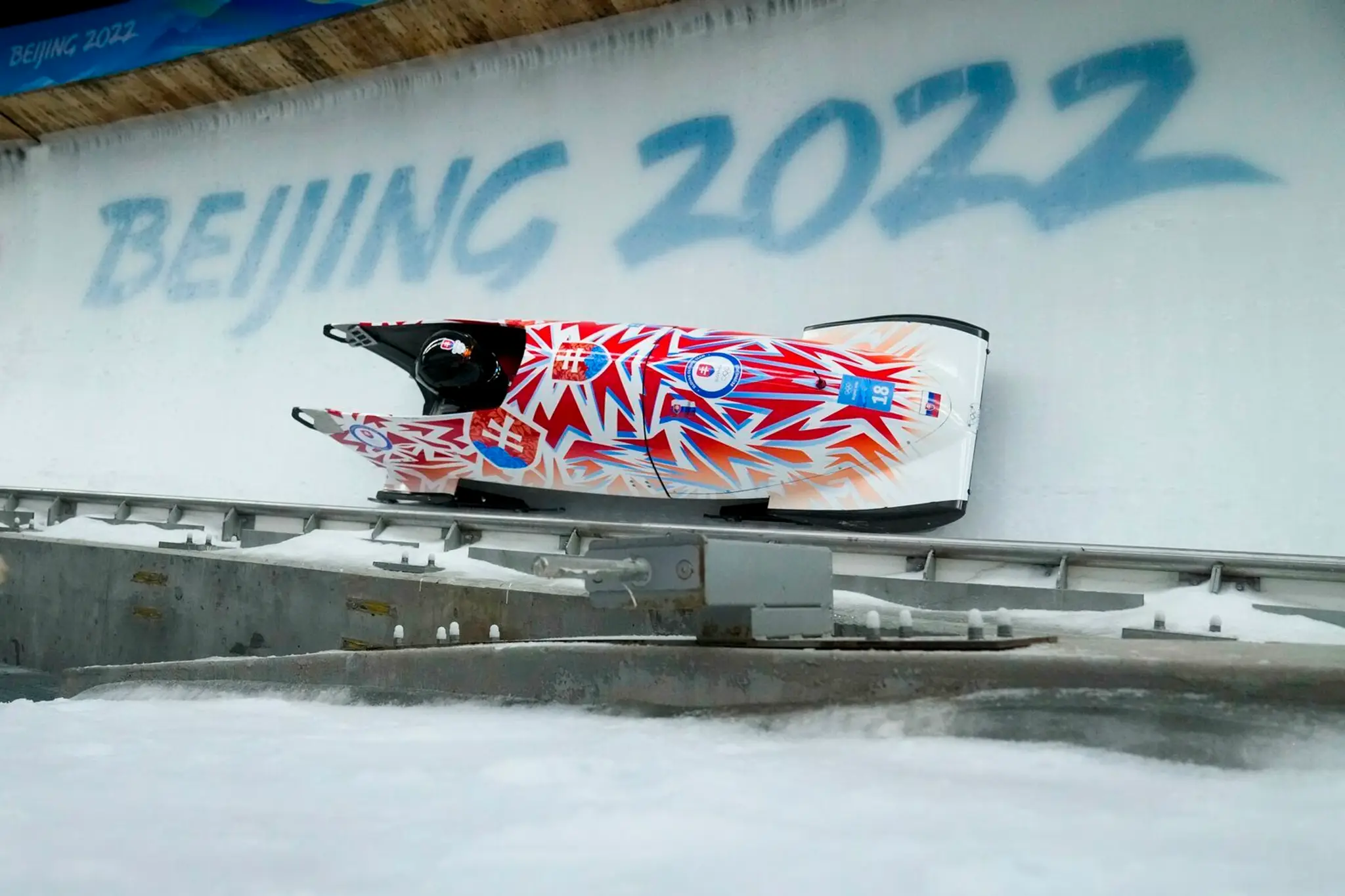 Viktória Čerňanská v úvodnej olympijskej jazde.