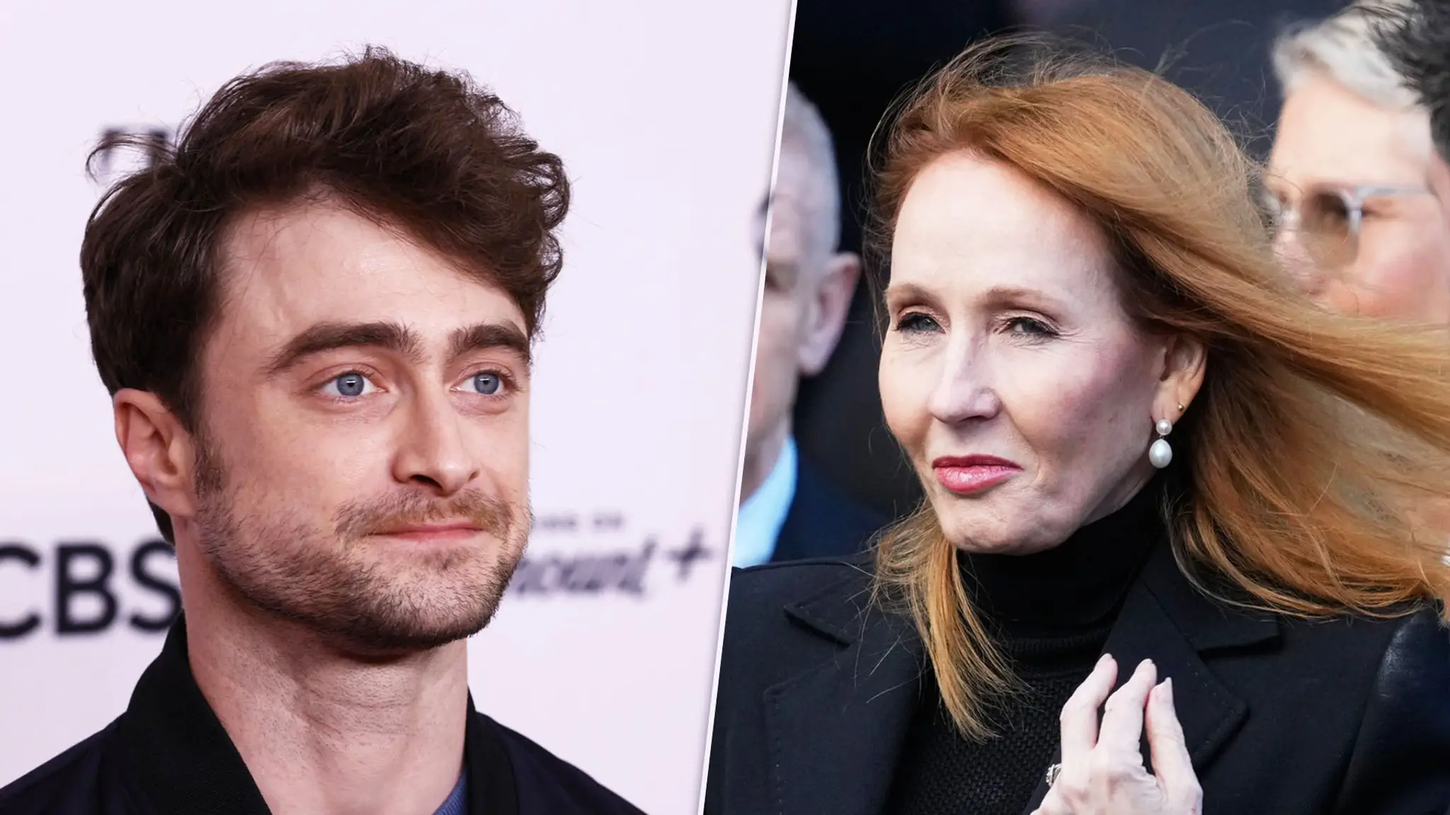 Daniel Radcliffe a J. K. Rowlingová.