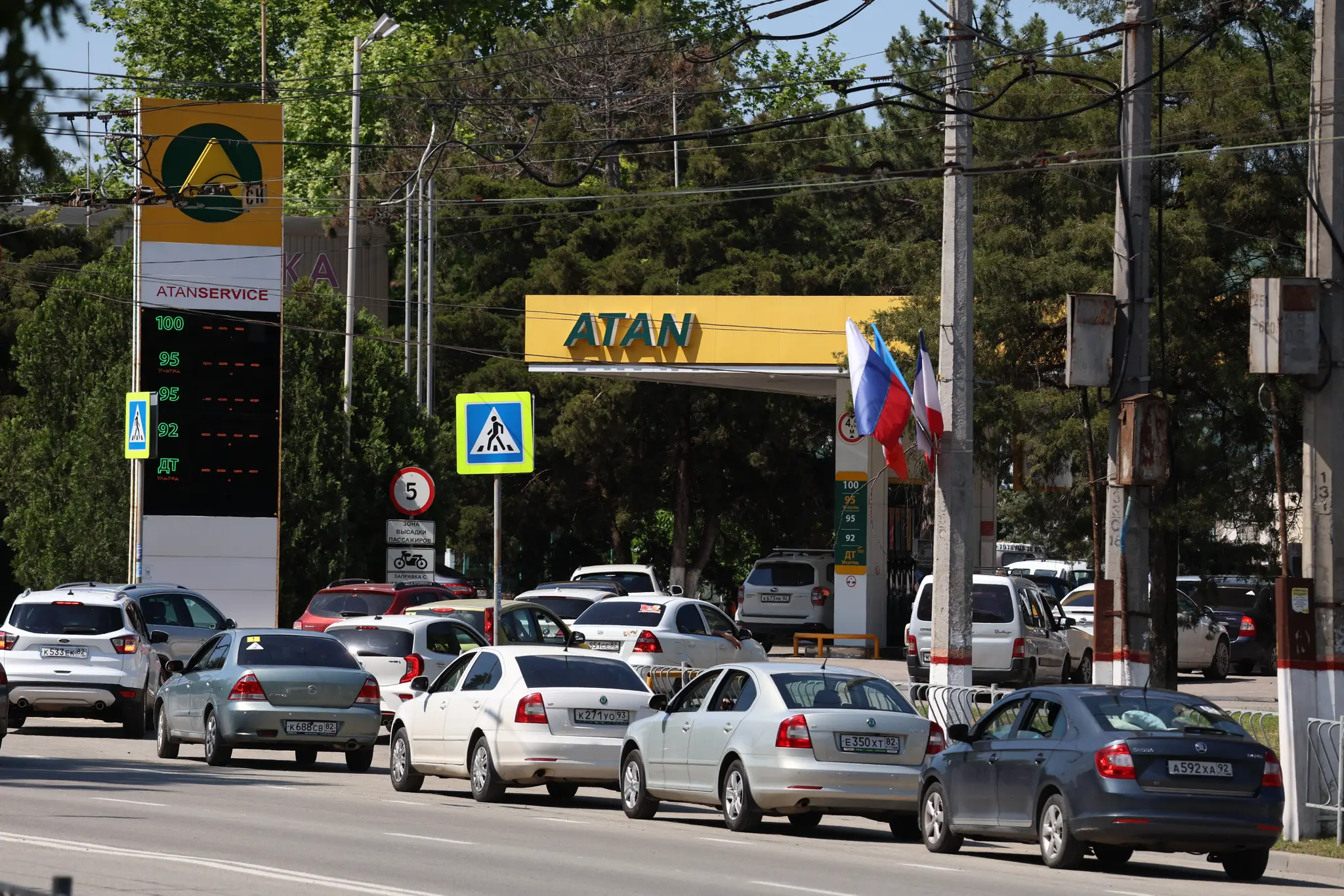 Krym palivá nedostatok
