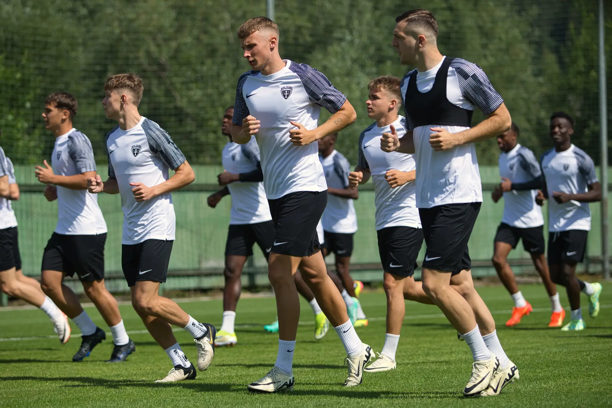 Na snímke futbalisti Žiliny počas prvého tréningu v rámci letnej prípravy
