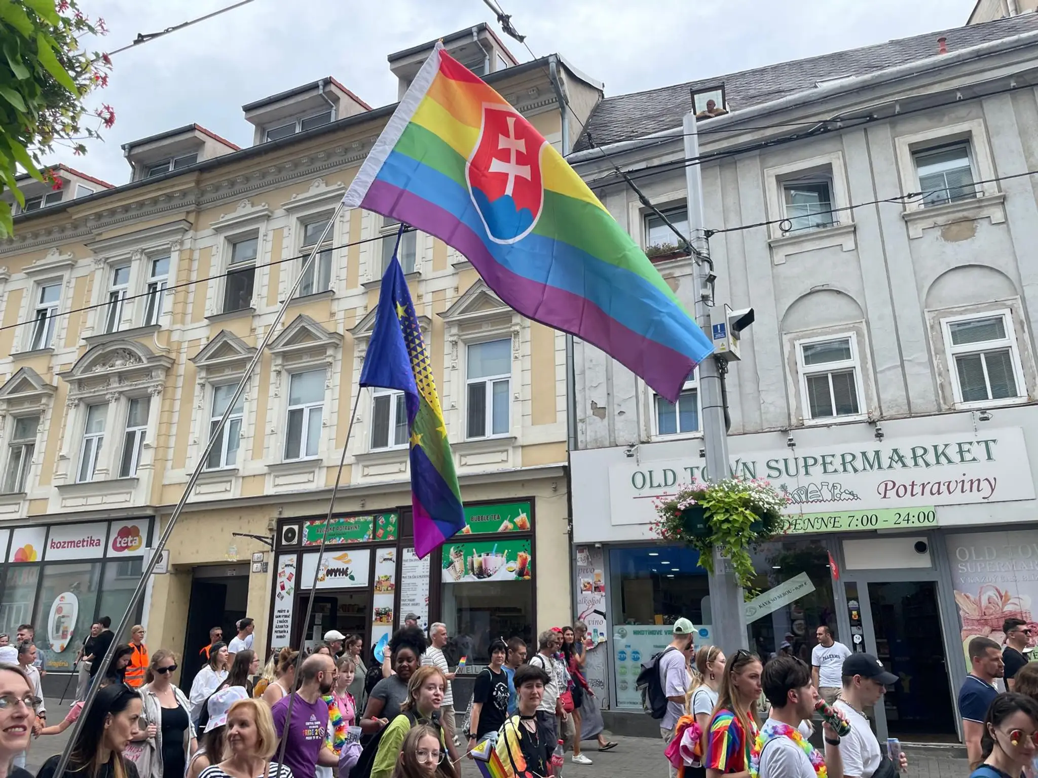 Dúhový PRIDE v Bratislave.