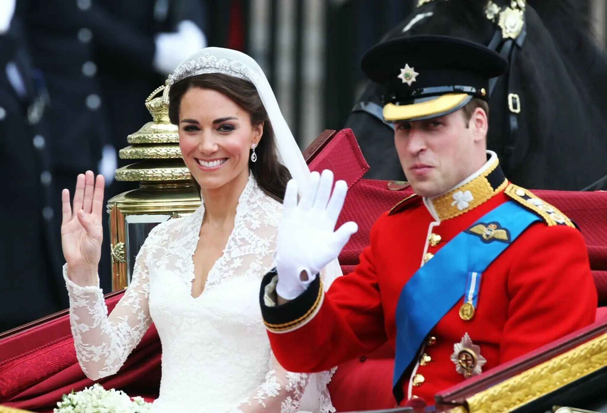 Kate a William na svadbe 29.4. 2011
