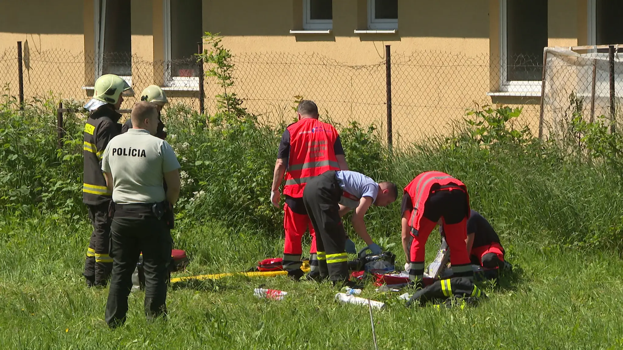 V Prešove zaživa horel muž.