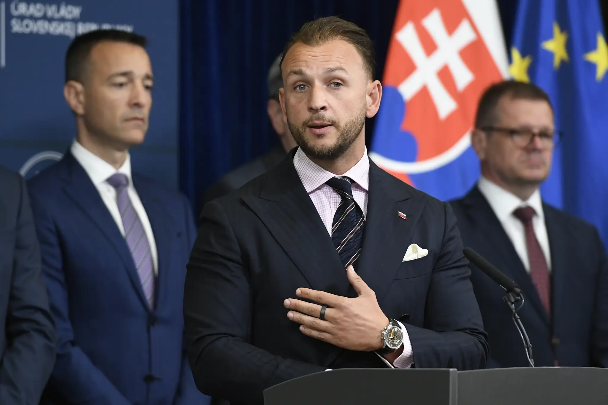 Minister vnútra Matúš Šutaj Eštok.