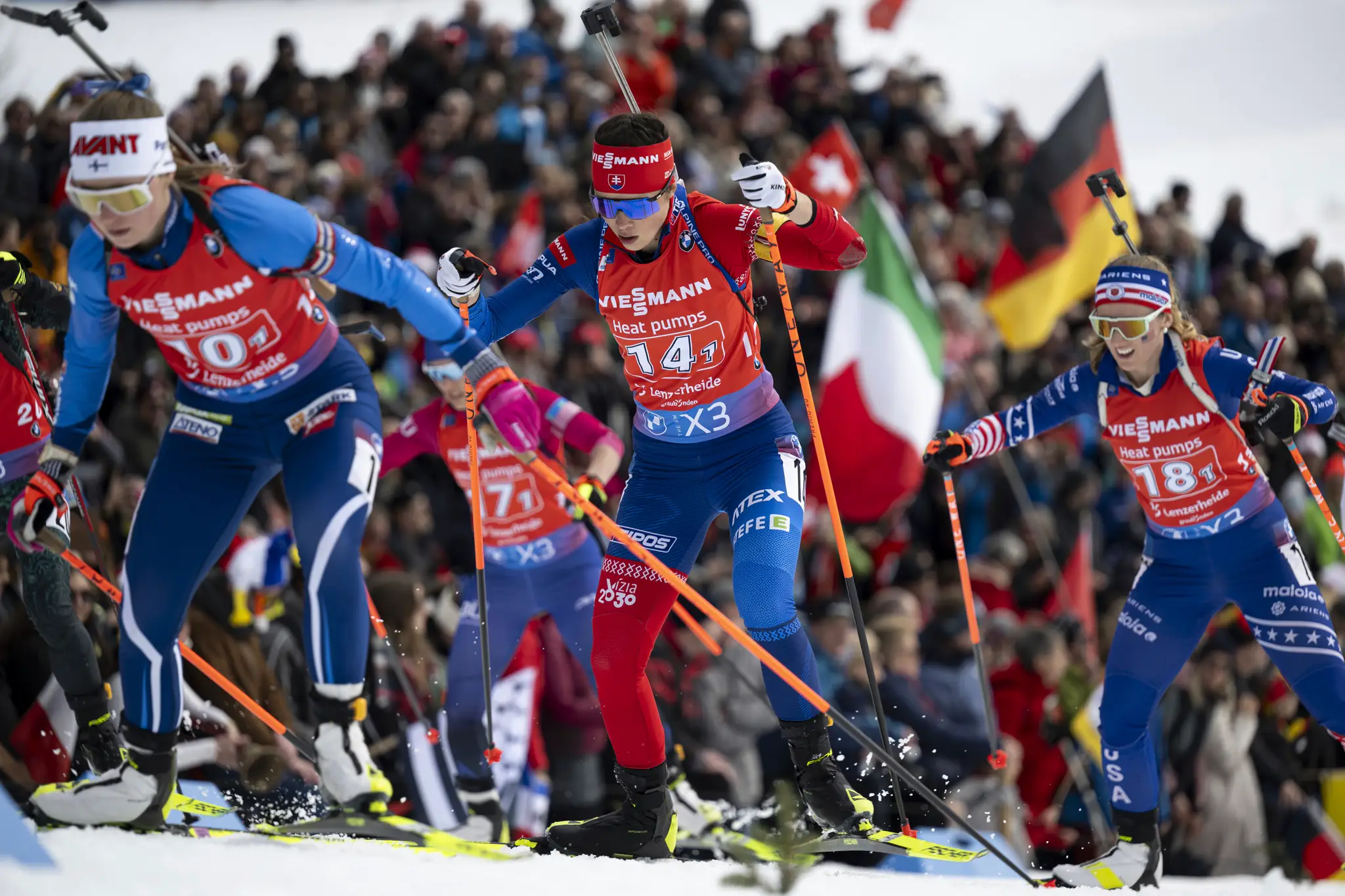 Biatlon štafeta ženy