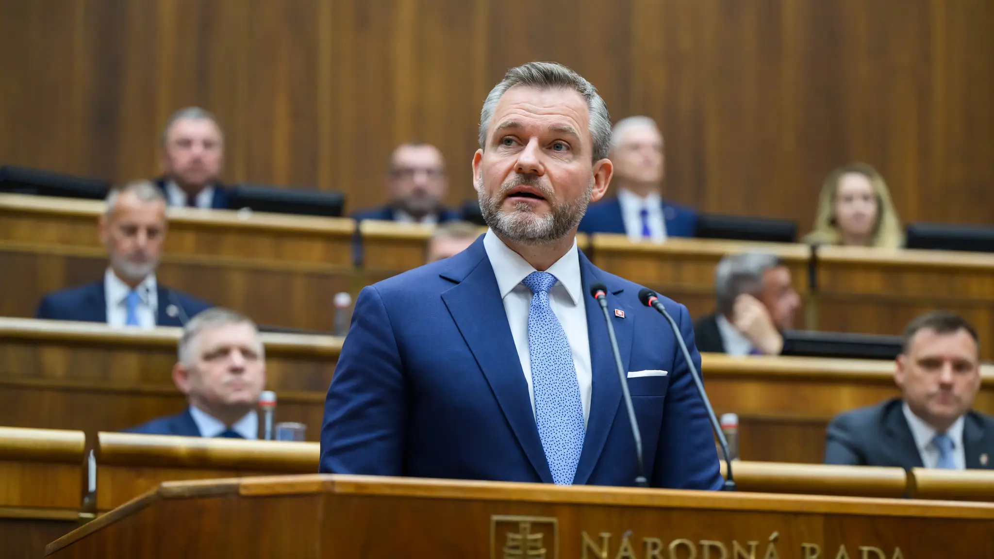 Prezident SR Peter Pellegrini v parlamente