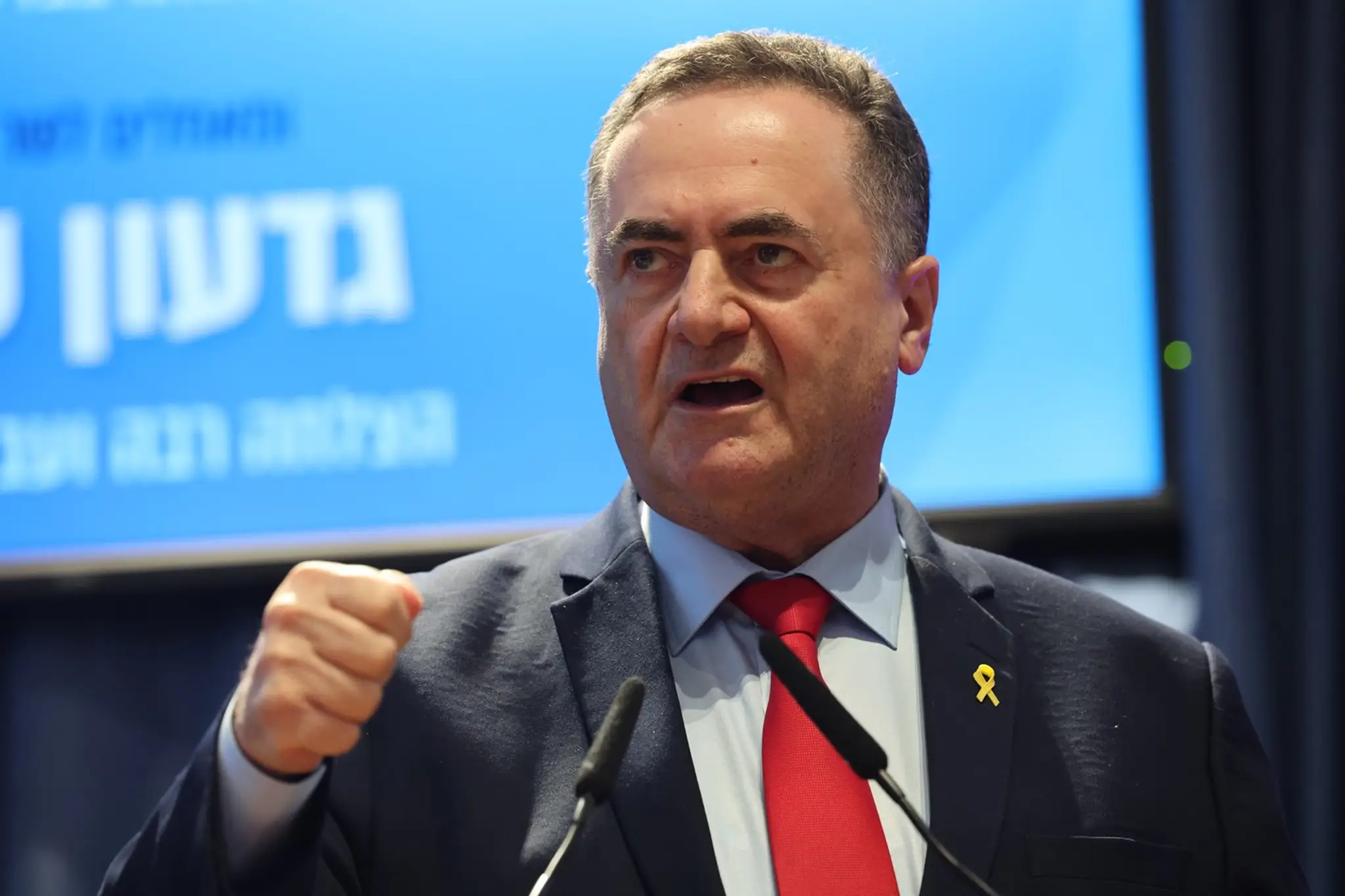 Izraelský minister obrany Jisrael Katz.