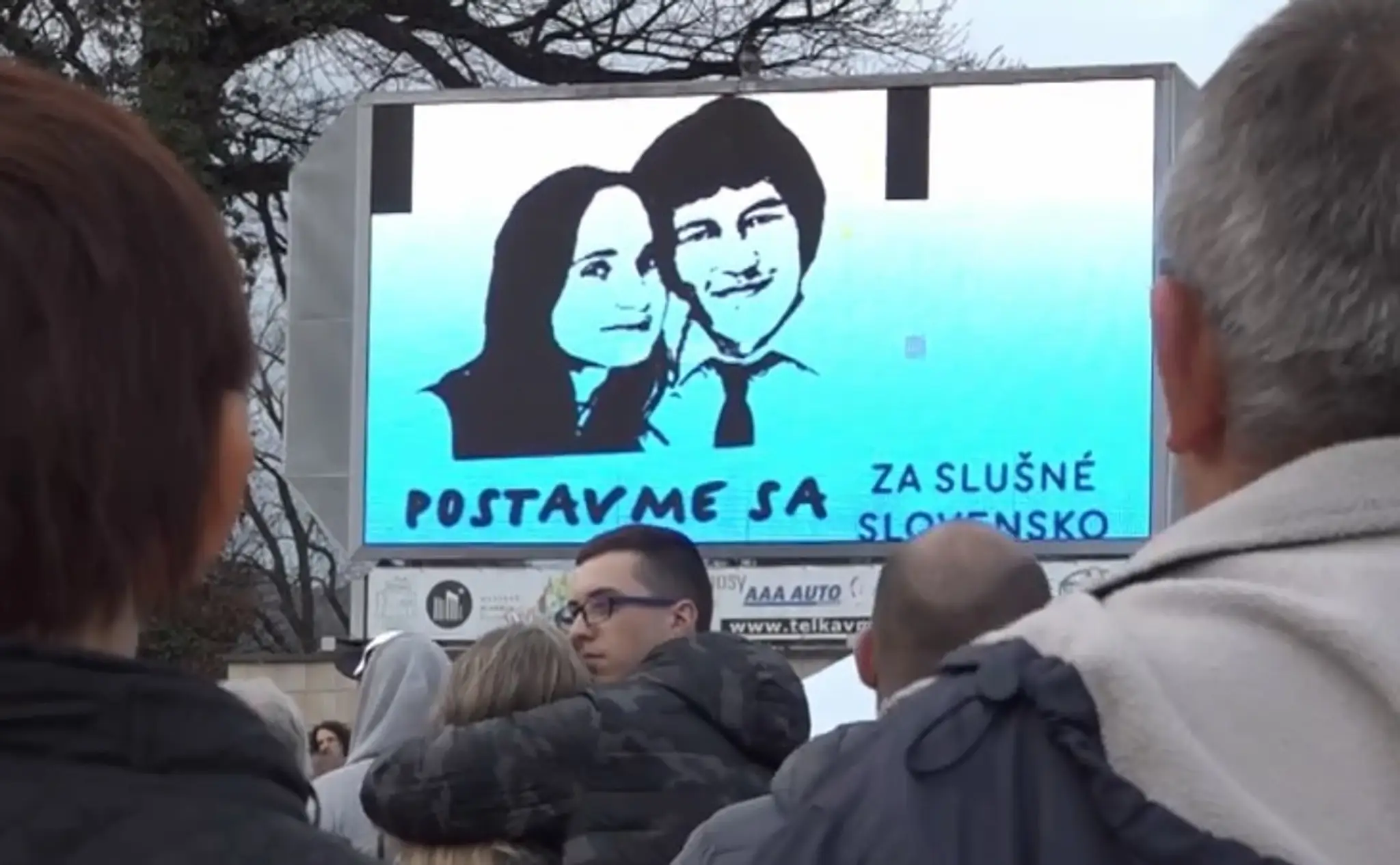 Zhromaždenie Za slušné Slovensko.