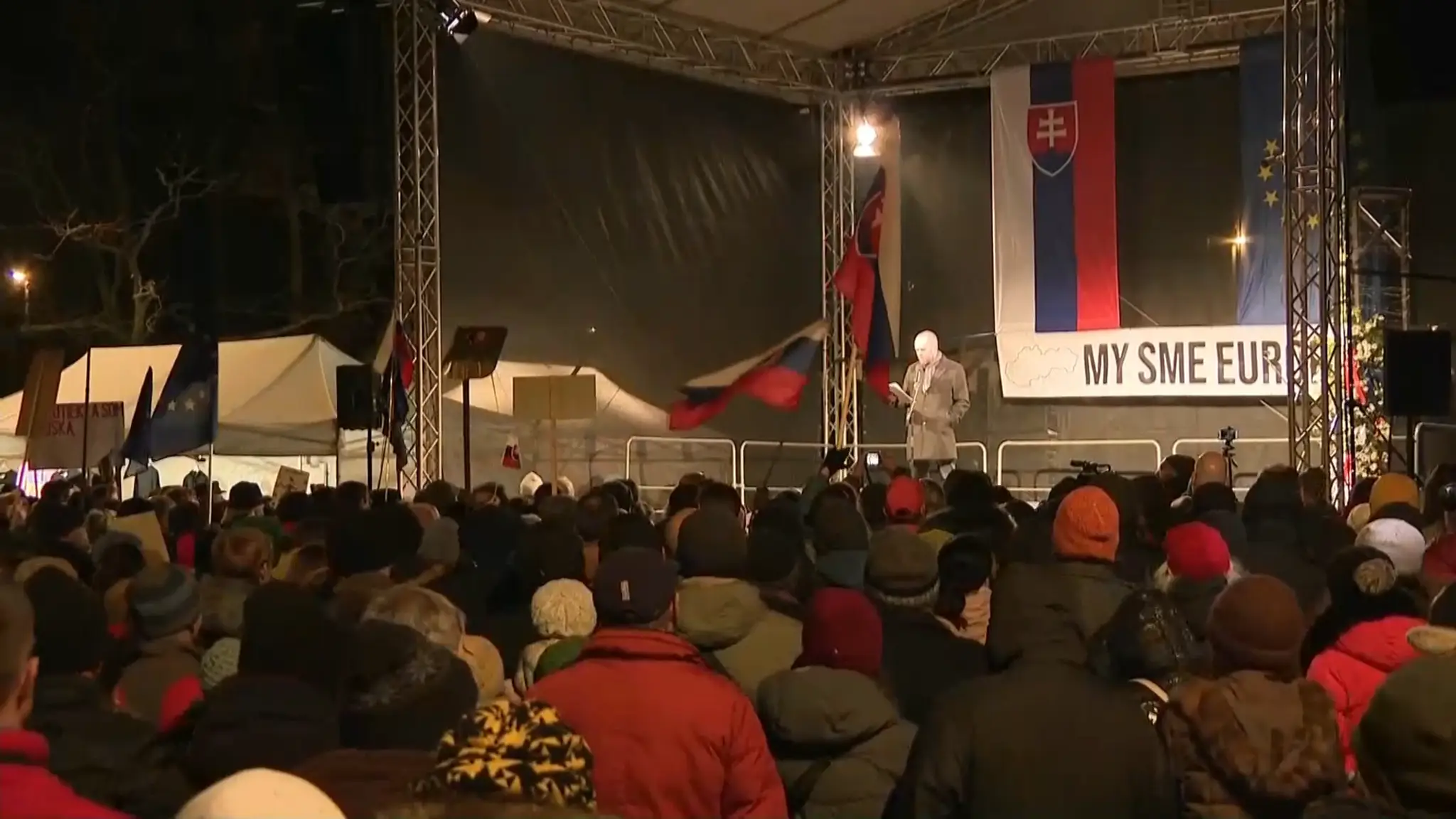 Protest v Bratislave (24. 1.)