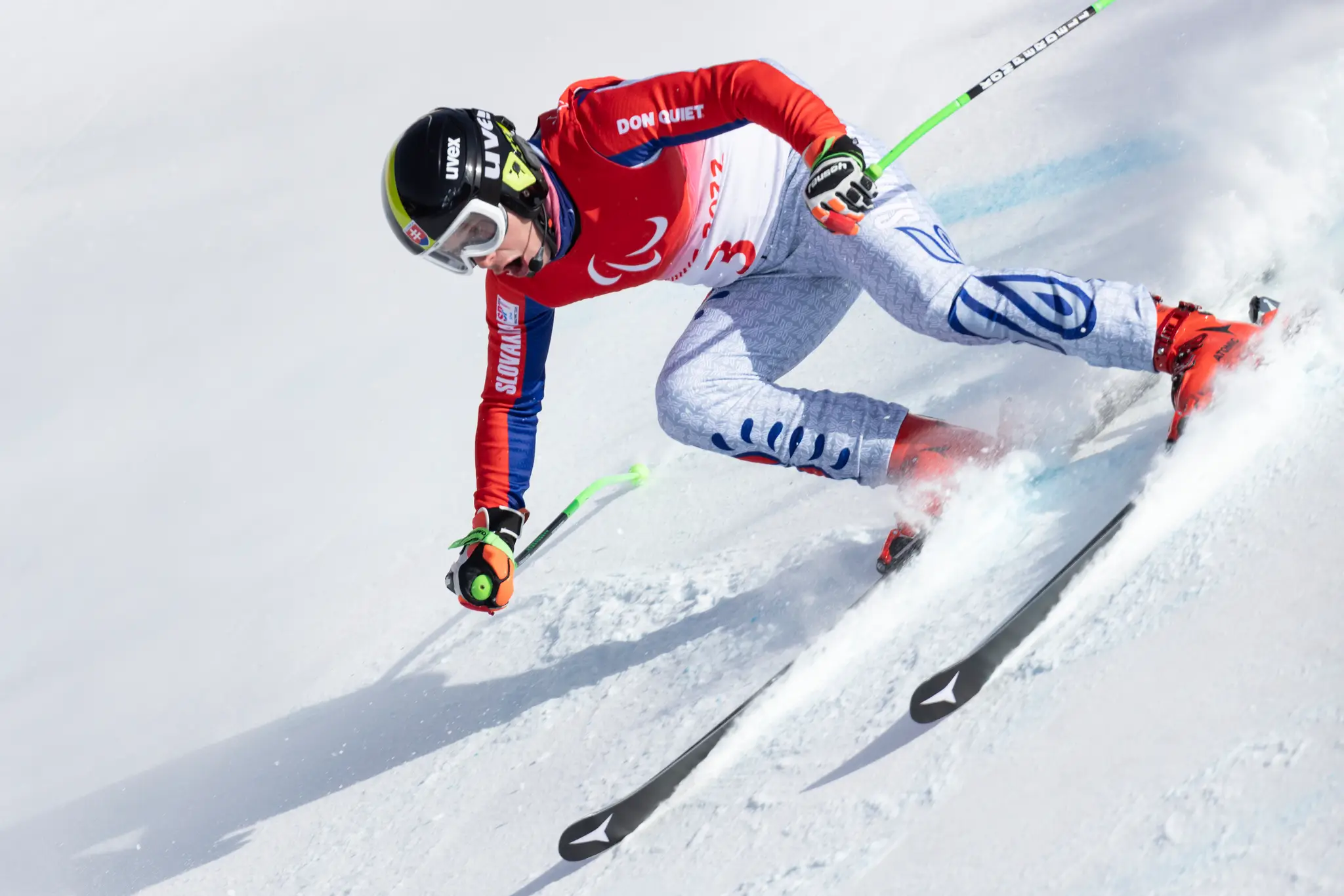 Alexandra Rexová počas pretekov Super - G v Pekingu